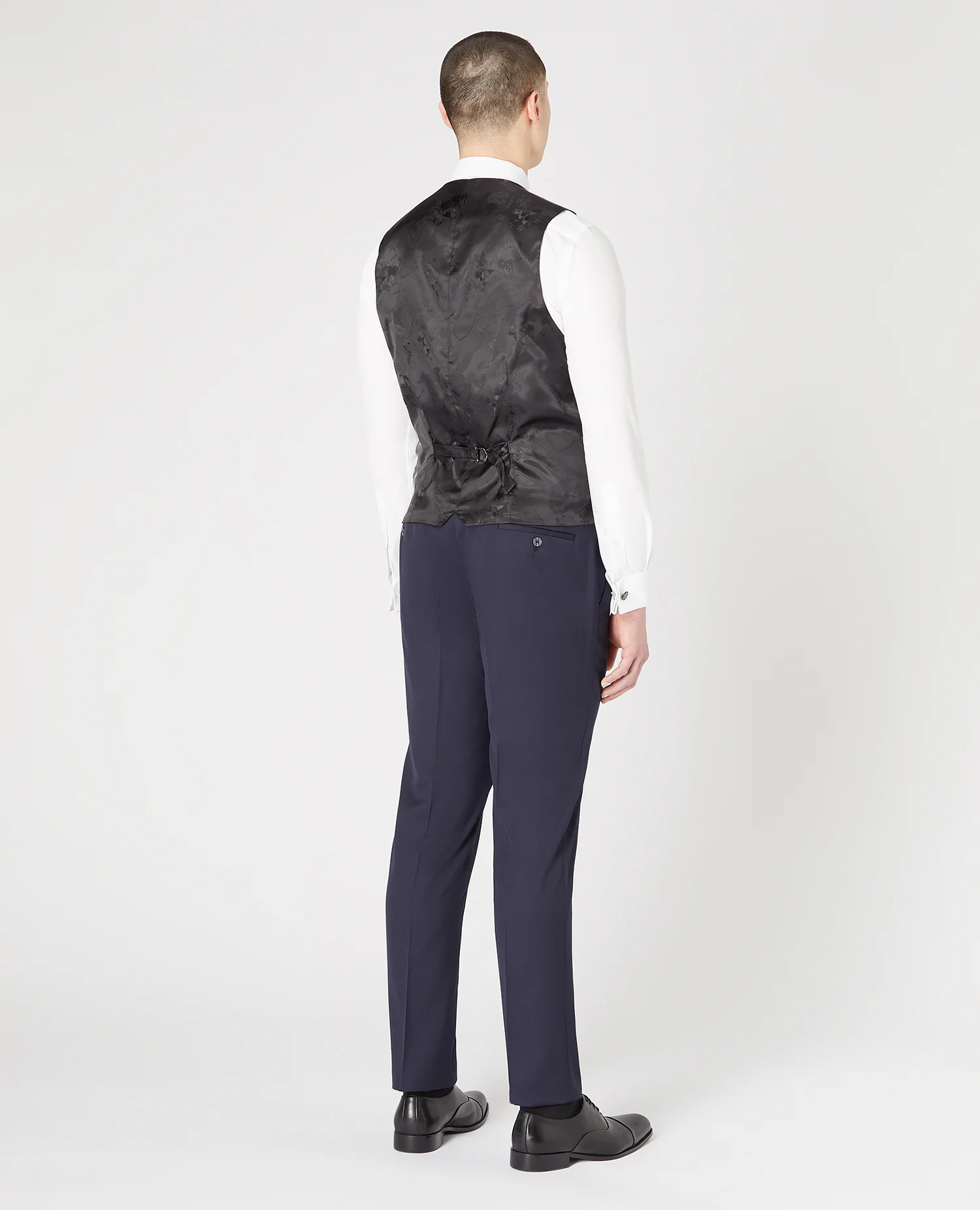 Slim Fit Wool-Rich Mix and Match Waistcoat - Image 3