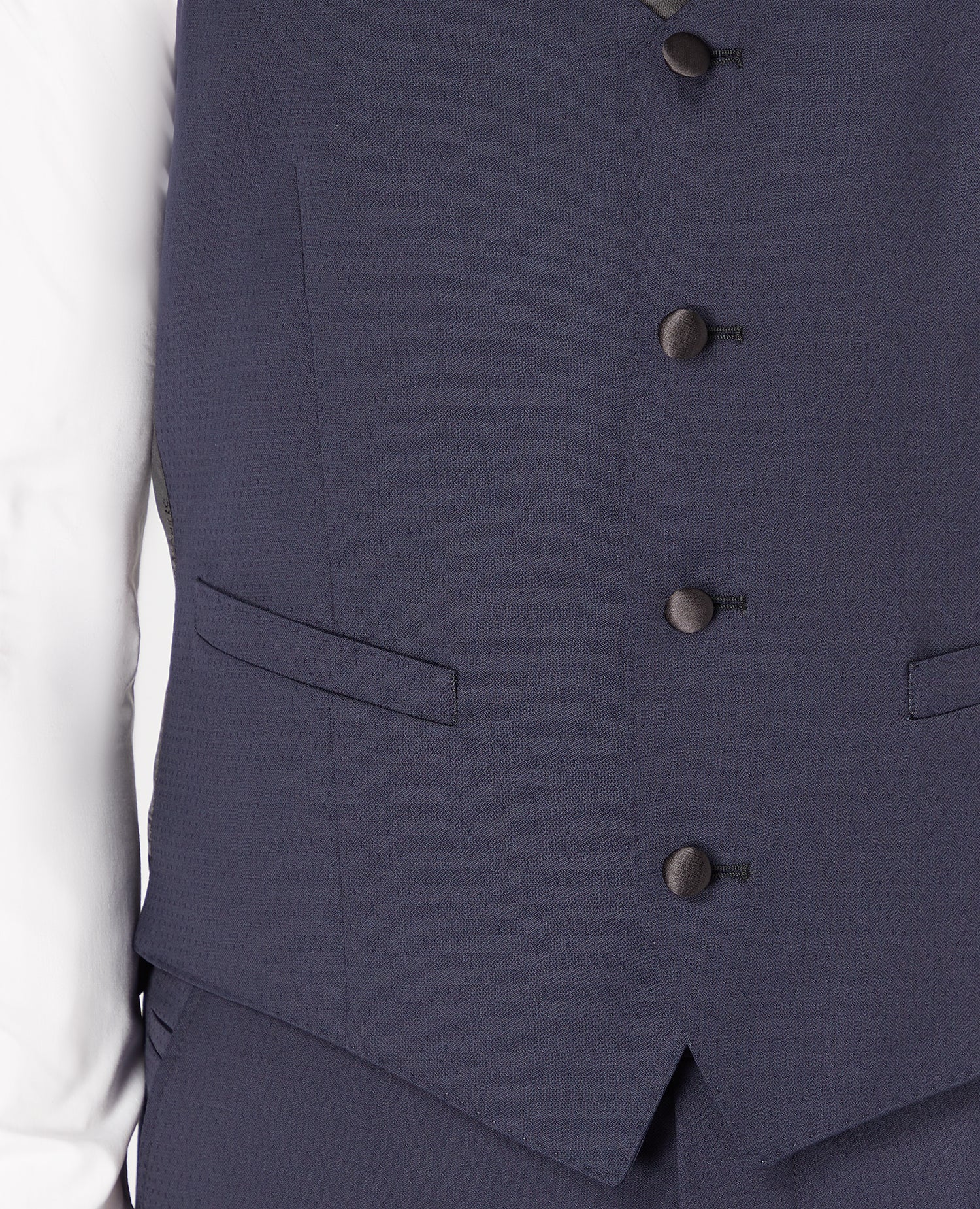 Slim Fit Wool-Rich Mix and Match Waistcoat - Image 4