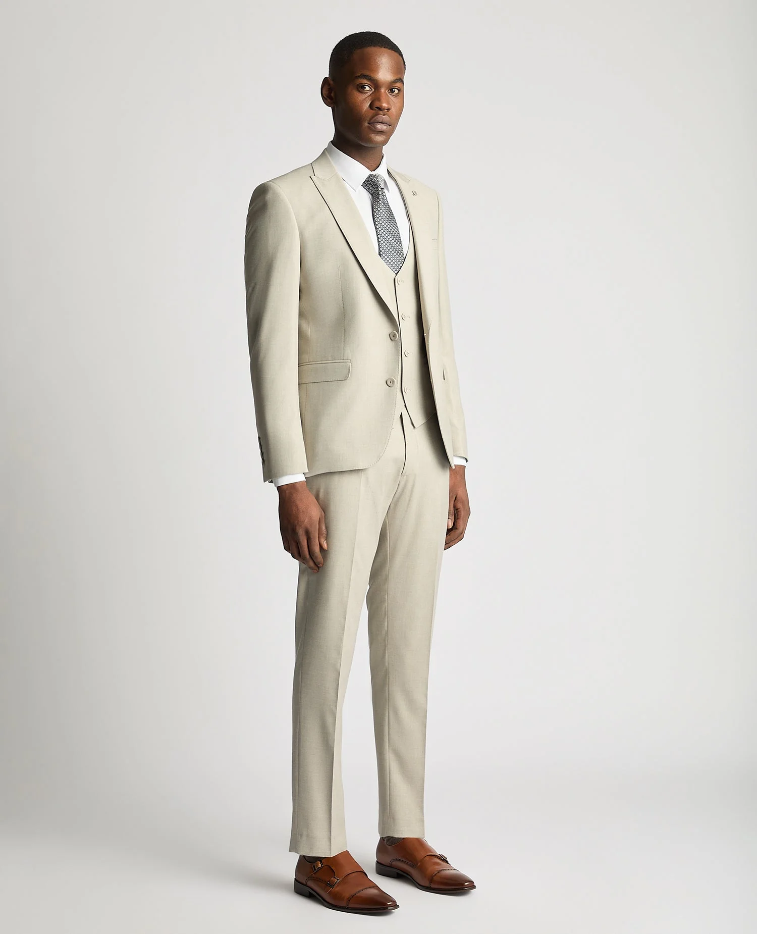 Slim Fit Stretch Suit Jacket - Image 2