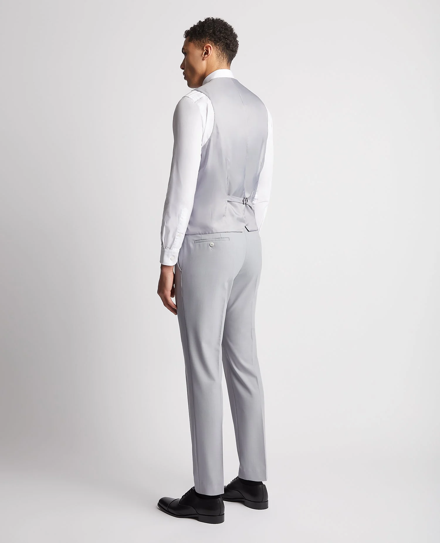 Slim Fit Wool Rich Mix and Match Waistcoat - Image 3