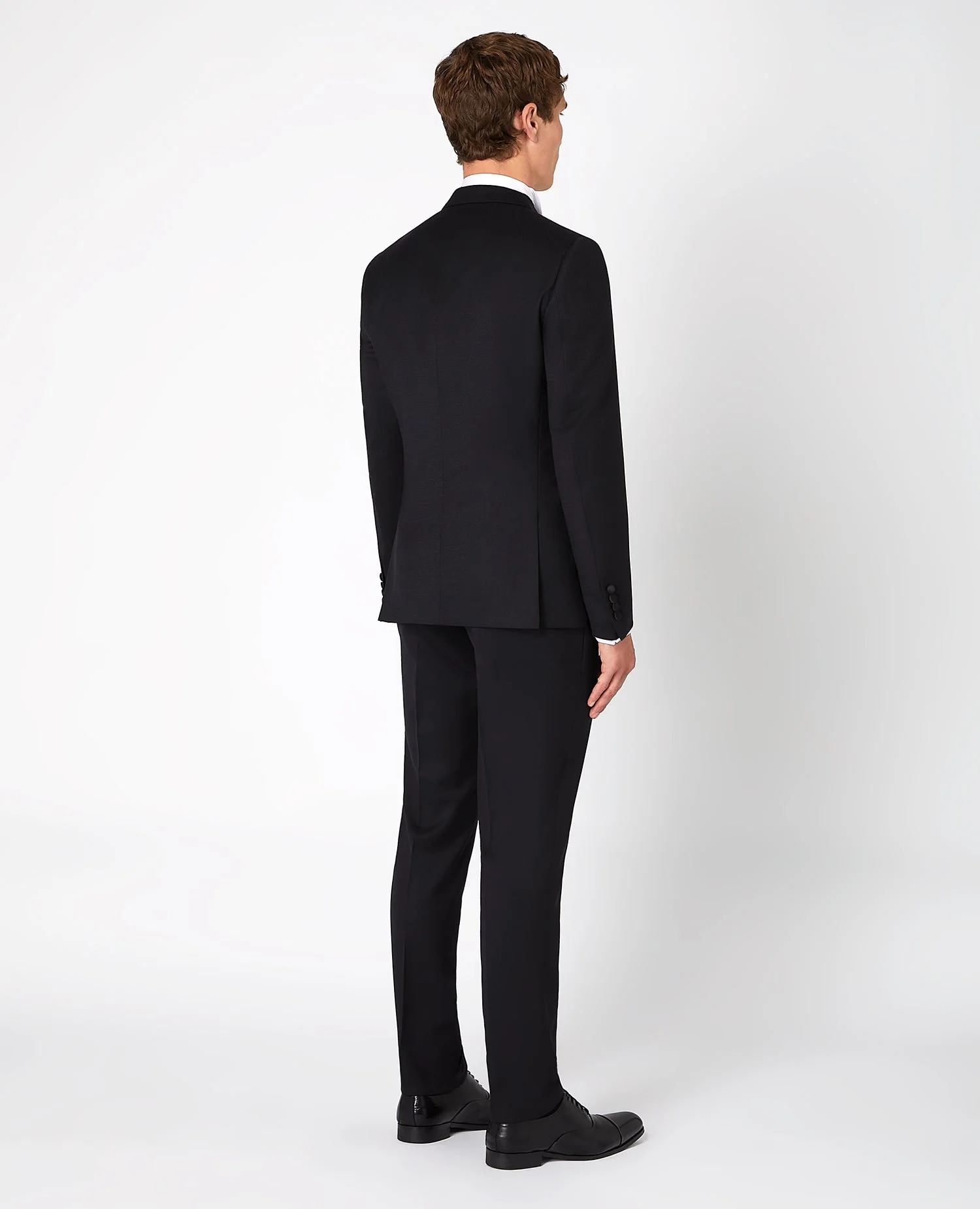 Slim Fit Wool-Rich Mix and Match Dinner Suit Jacket - Image 3