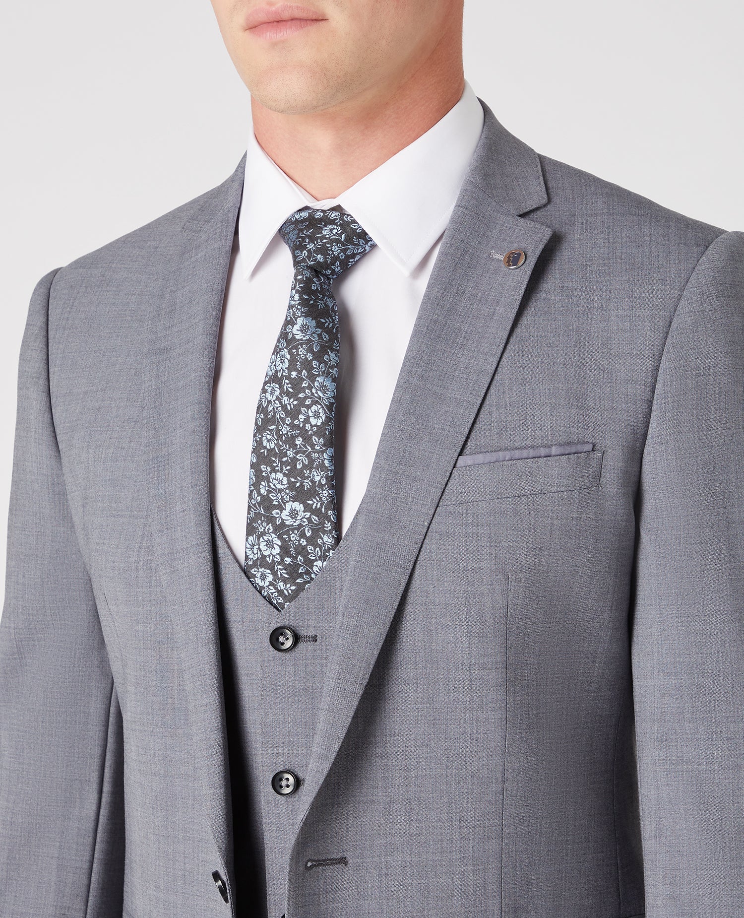 Slim Fit Wool-Rich Stretch Mix and Match Suit Jacket - Image 4