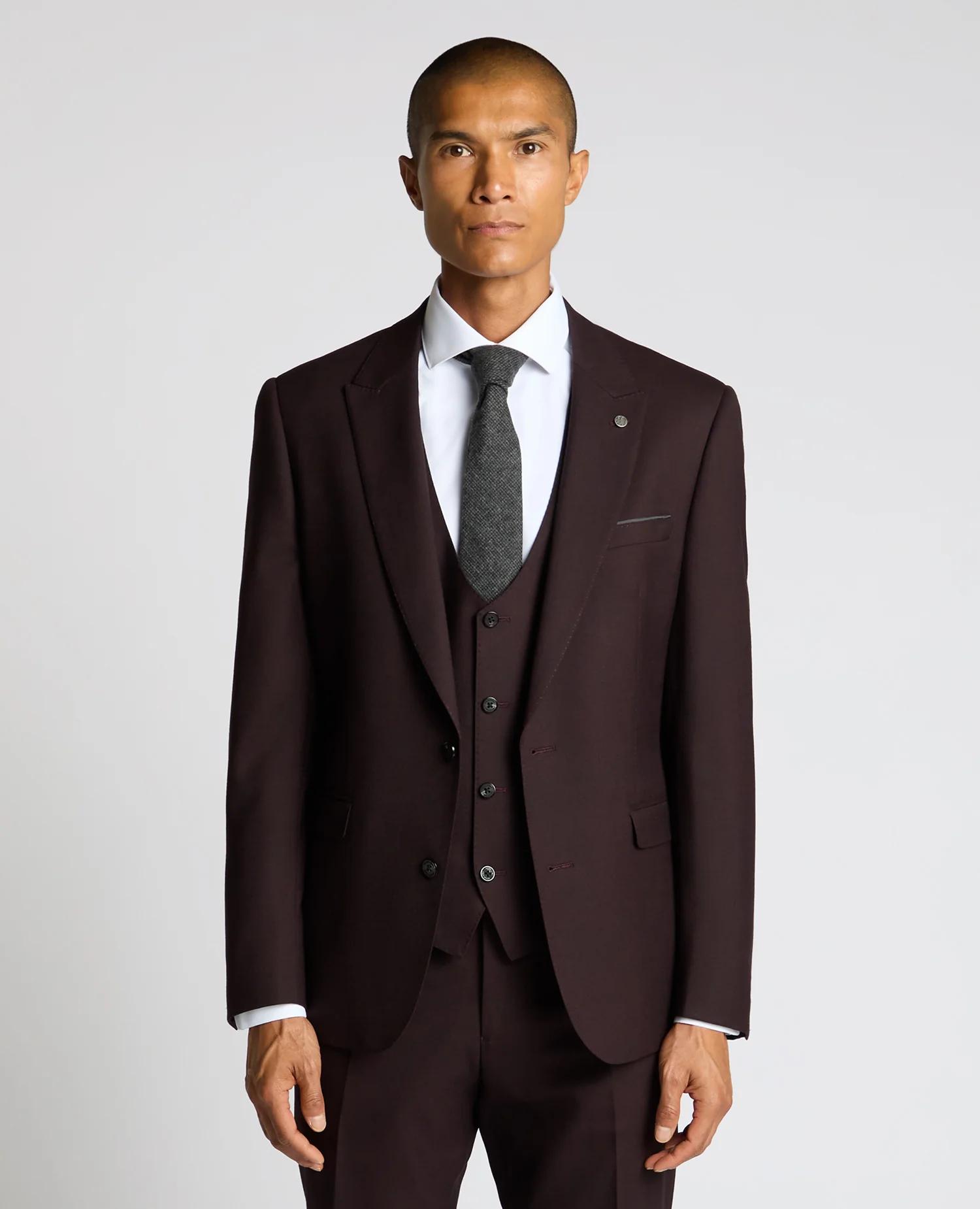 Slim Fit Wool Blend Jacket
