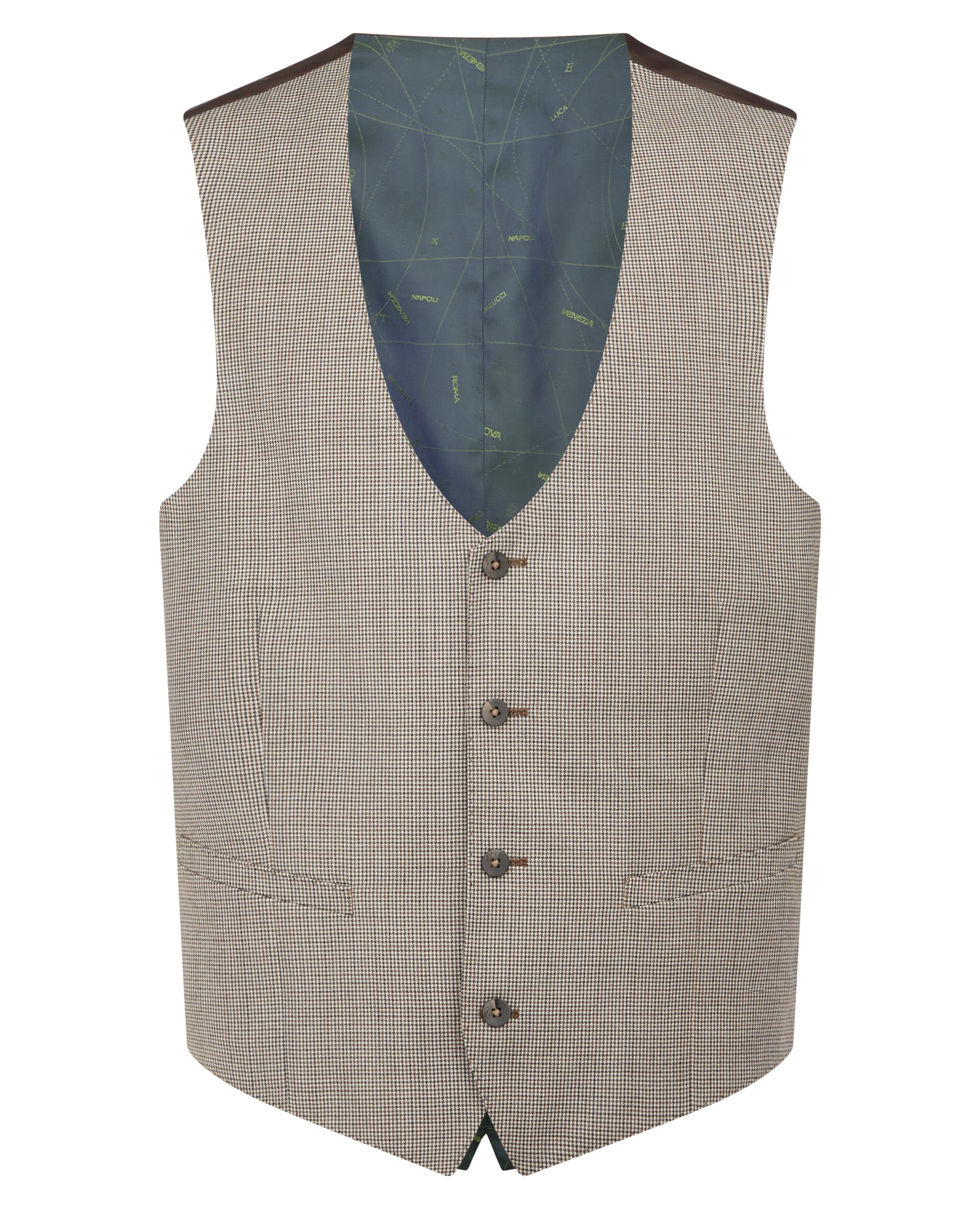 Slim Fit Woolblend Mix and Match Waistcoat