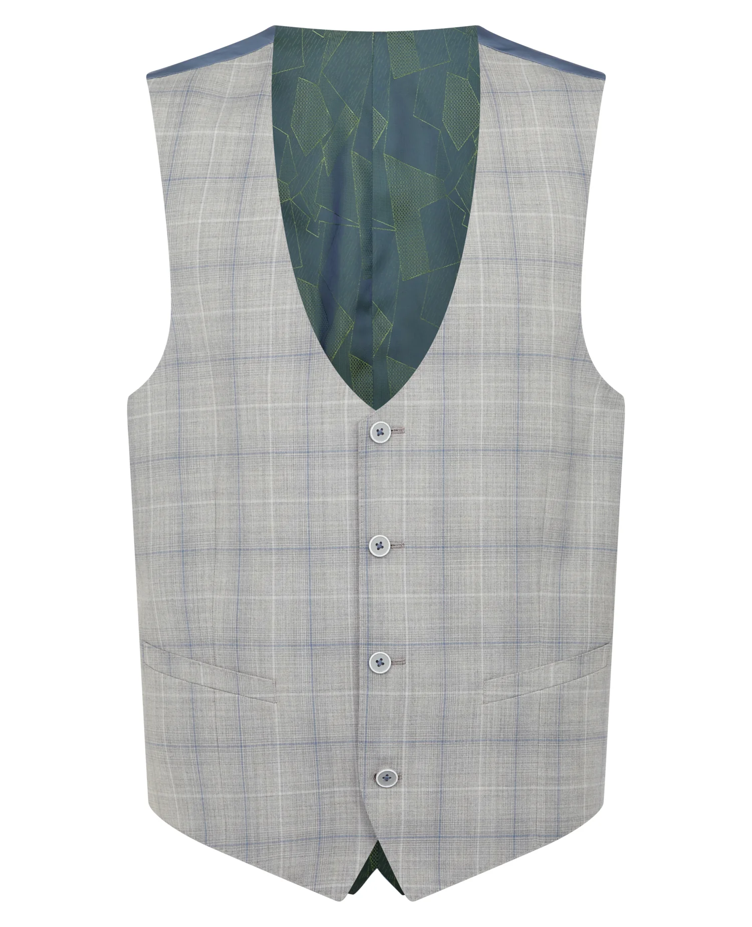 Slim Fit Woolblend Mix and Match Waistcoat