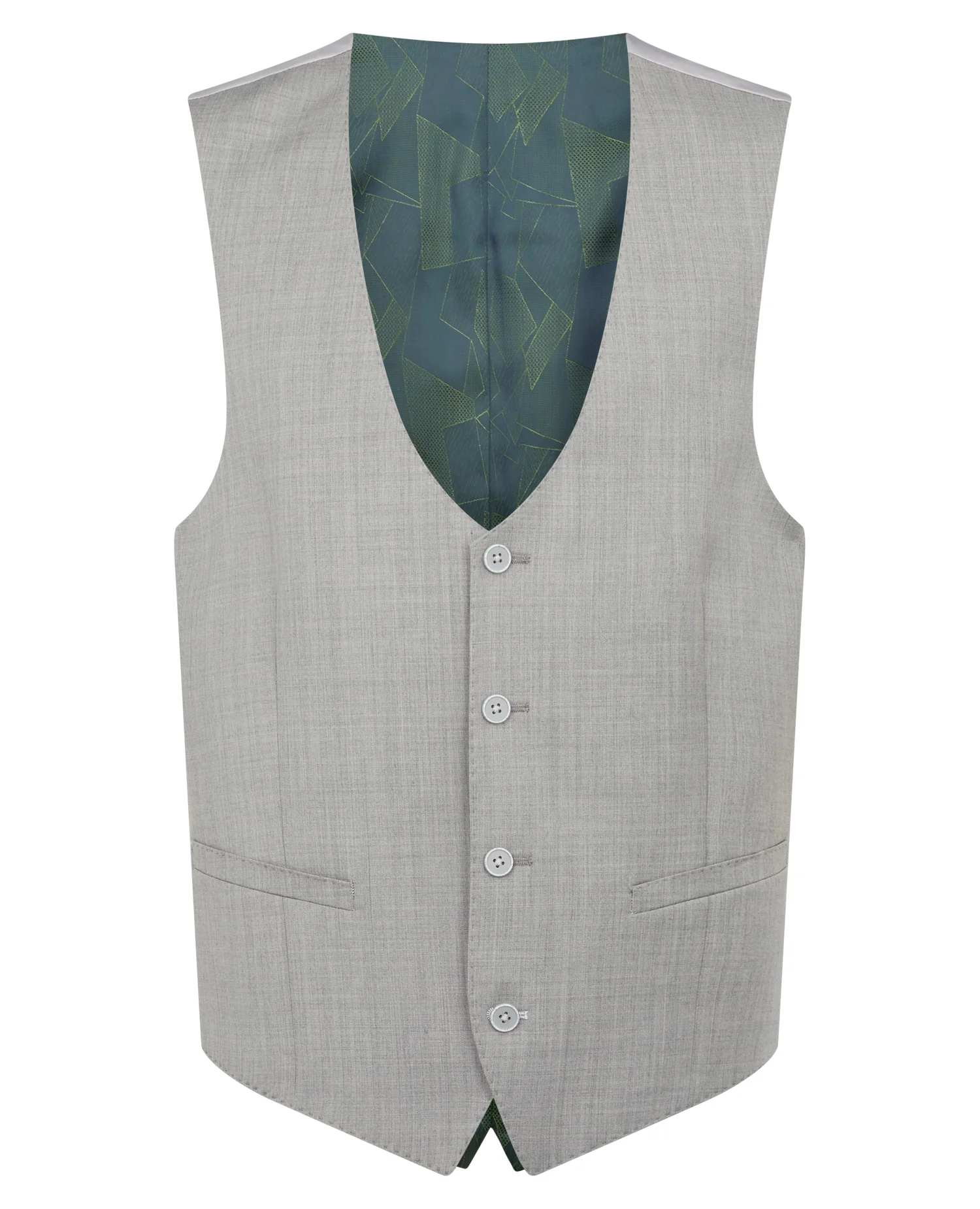 Slim Fit Woolblend Mix and Match Waistcoat