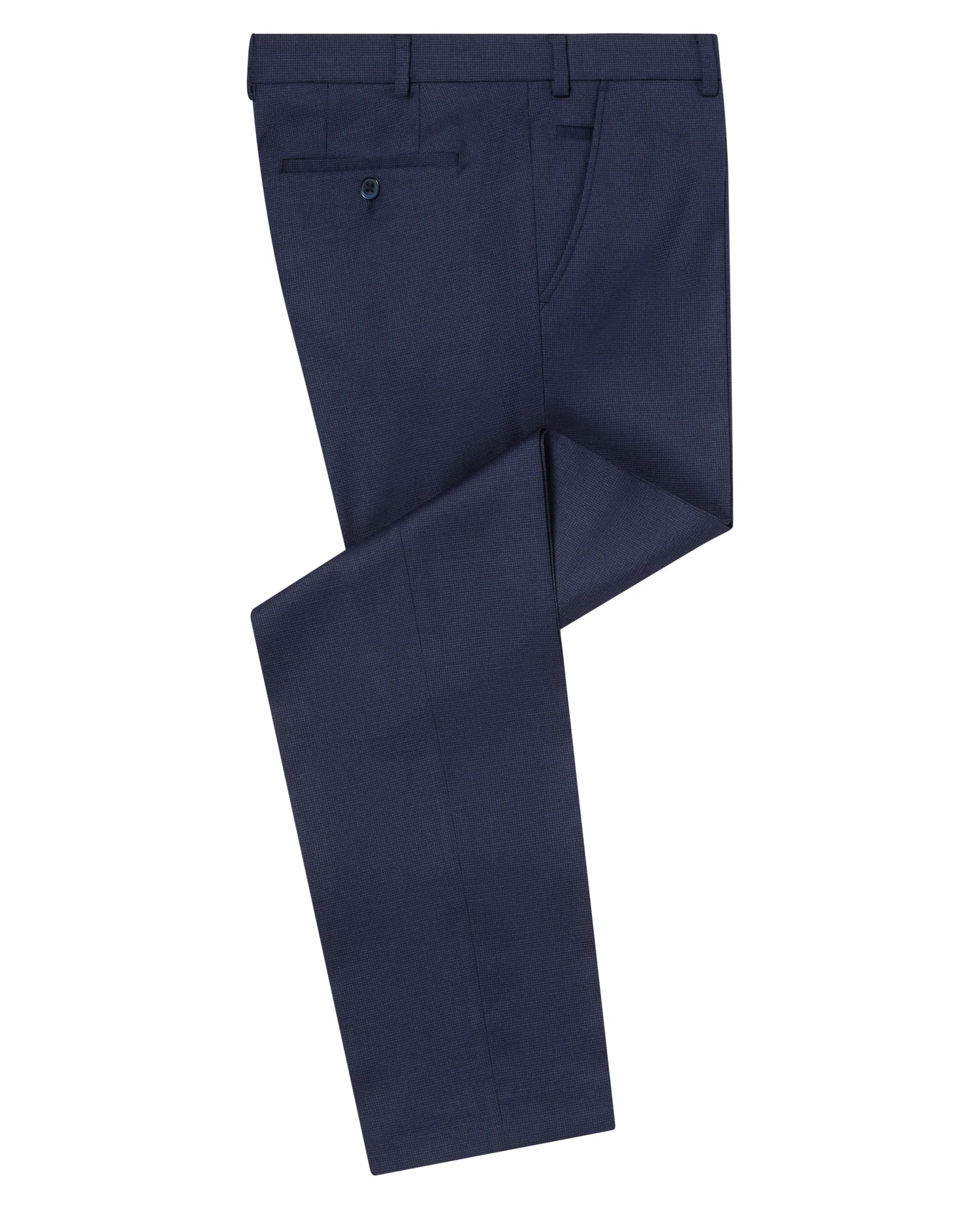 Slim leg polyviscose stretch formal trousers - Image 6