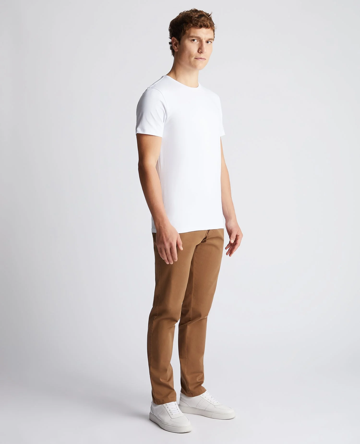 Slim Fit Cotton-Stretch Washed Chino - Image 2