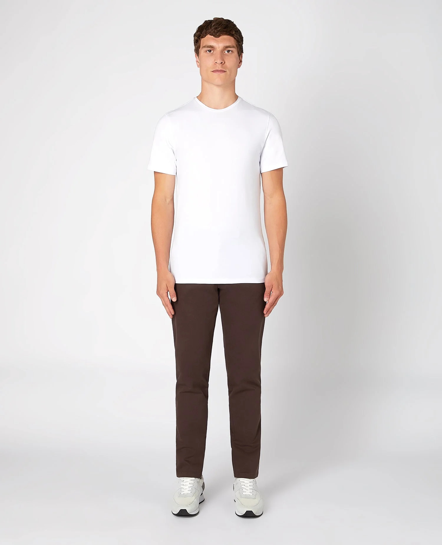 Slim Fit Cotton-Stretch Washed Chino - Image 2