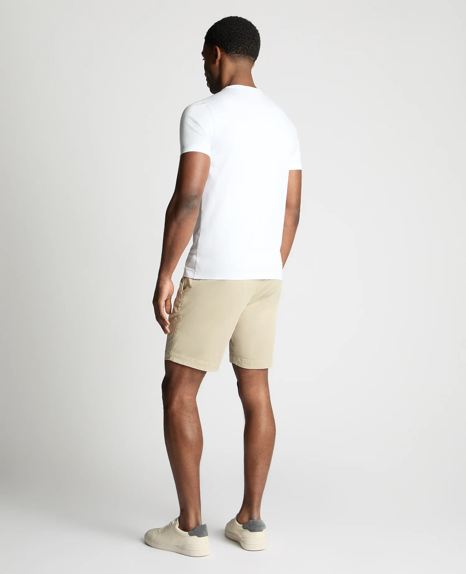 Stone Slim Leg Cotton-Stretch Chino Short - Image 3