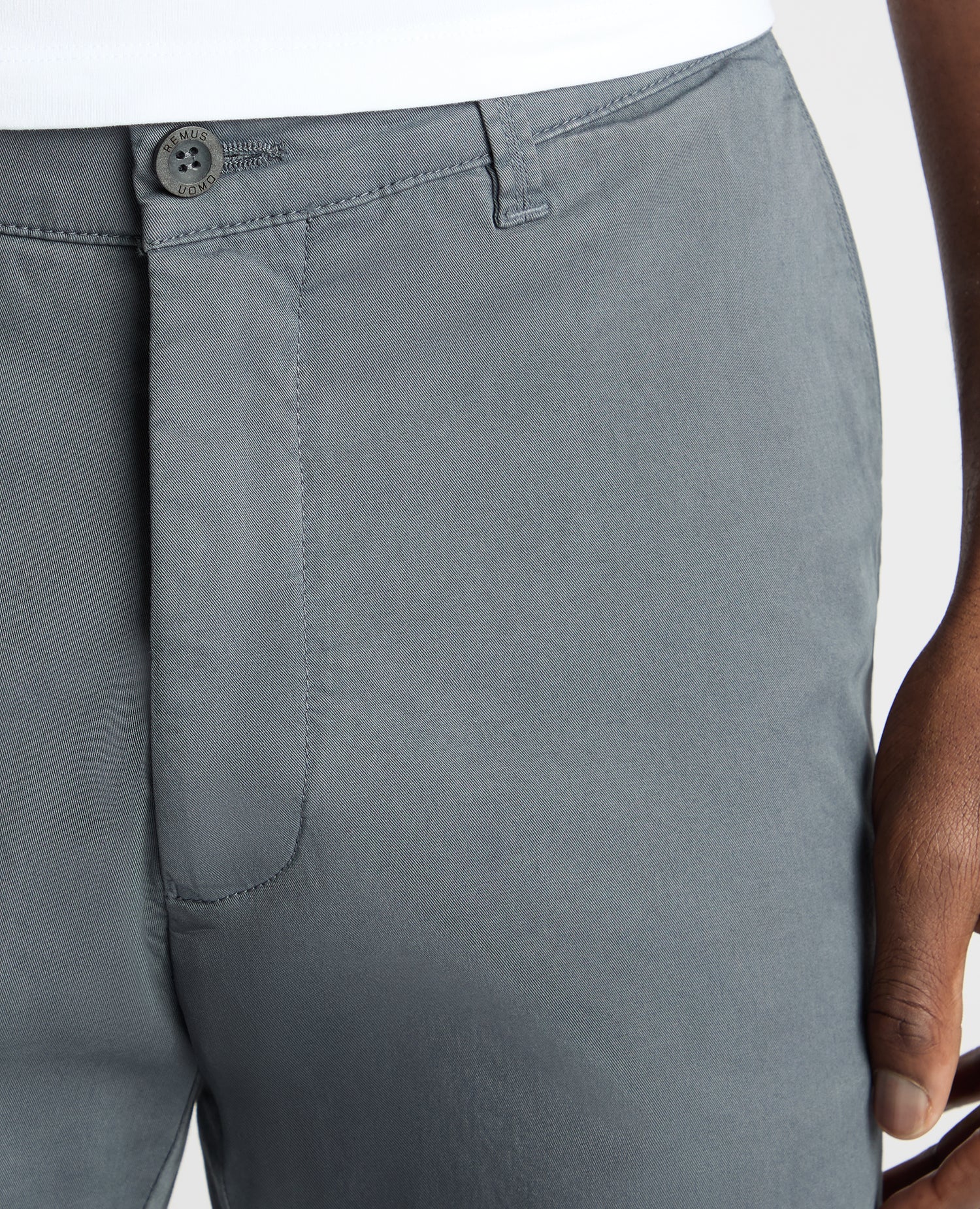 Slim Leg Cotton-Stretch Chino Short - Image 4