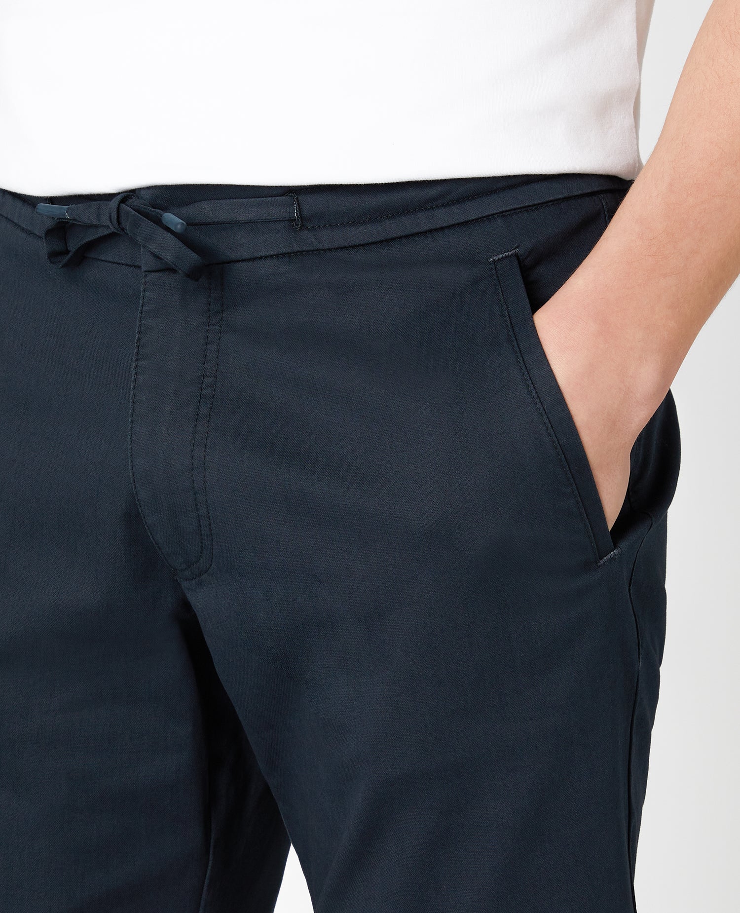 Slim Leg Cotton Stretch Chino Shorts - Image 4