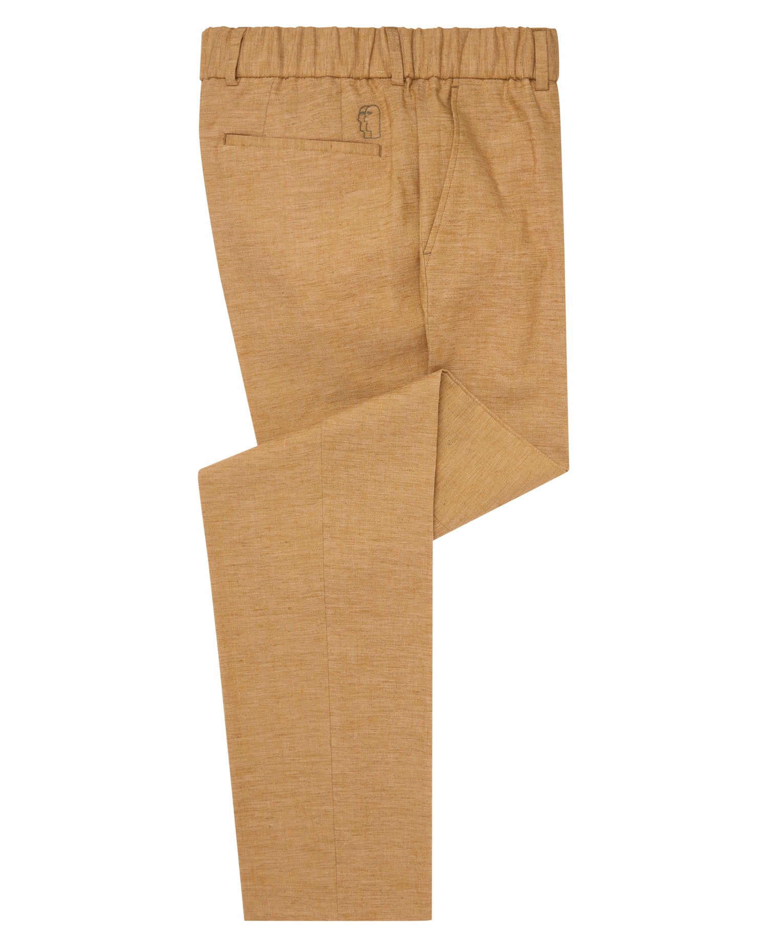 Slim Leg Linen-Blend Trousers - Image 6