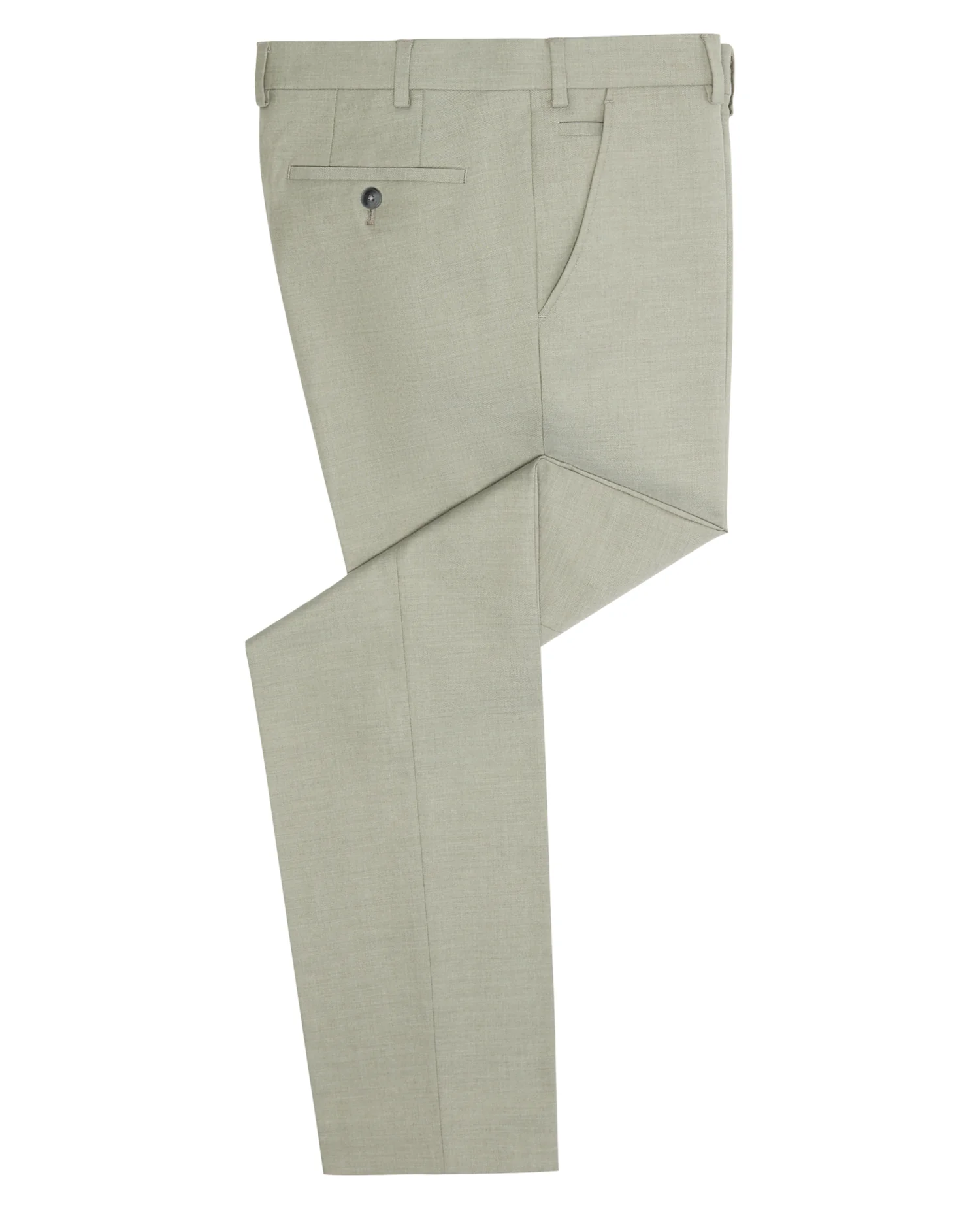 Slim leg polyviscose formal trousers - Image 6