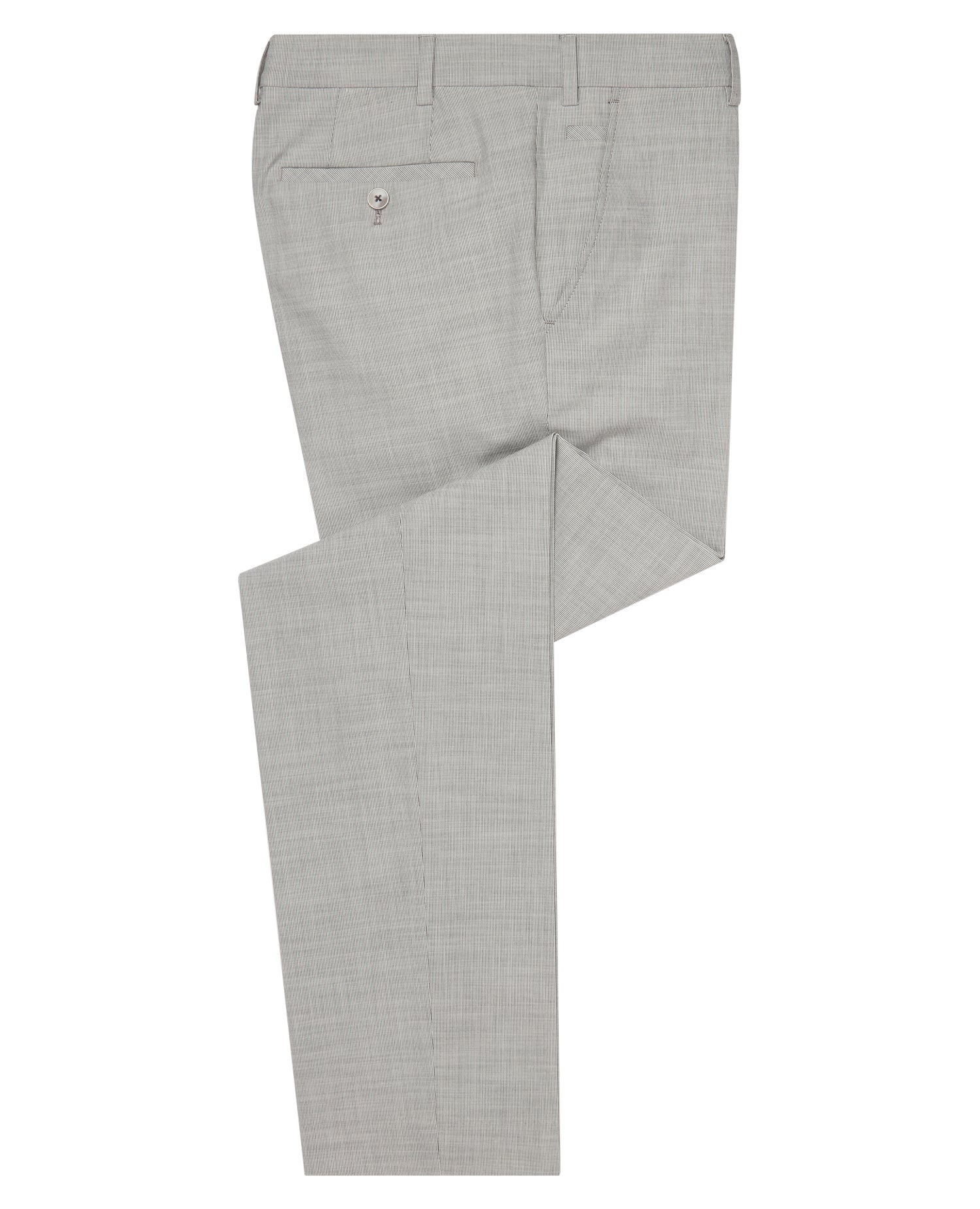 Slim leg polyviscose stretch formal trousers