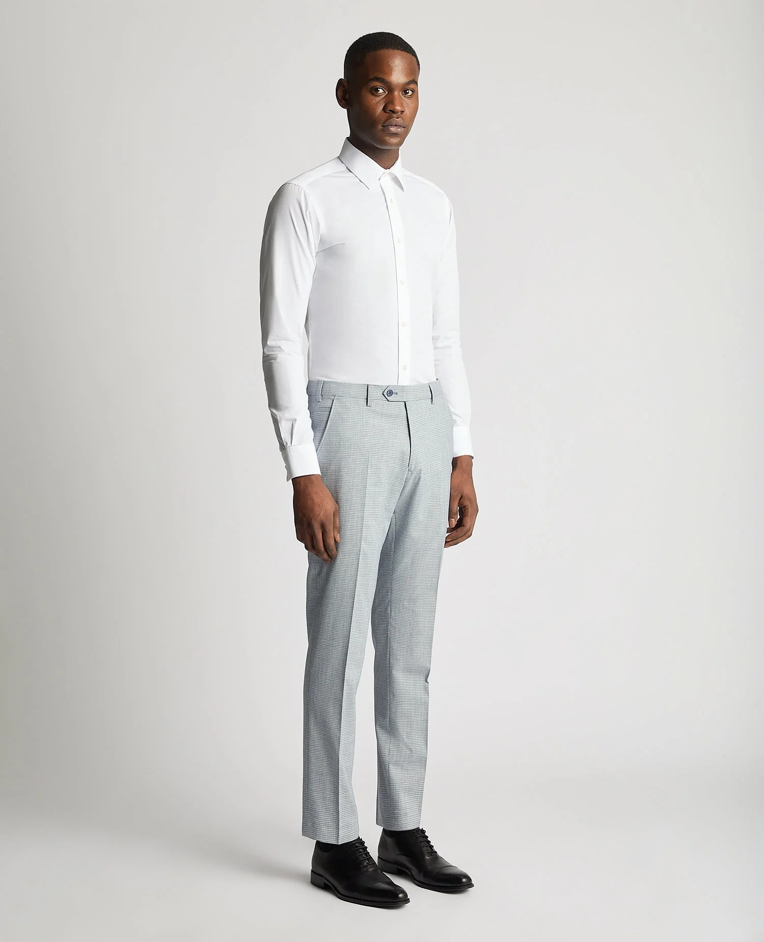 Slim Leg Stretch Formal Trousers - Image 2