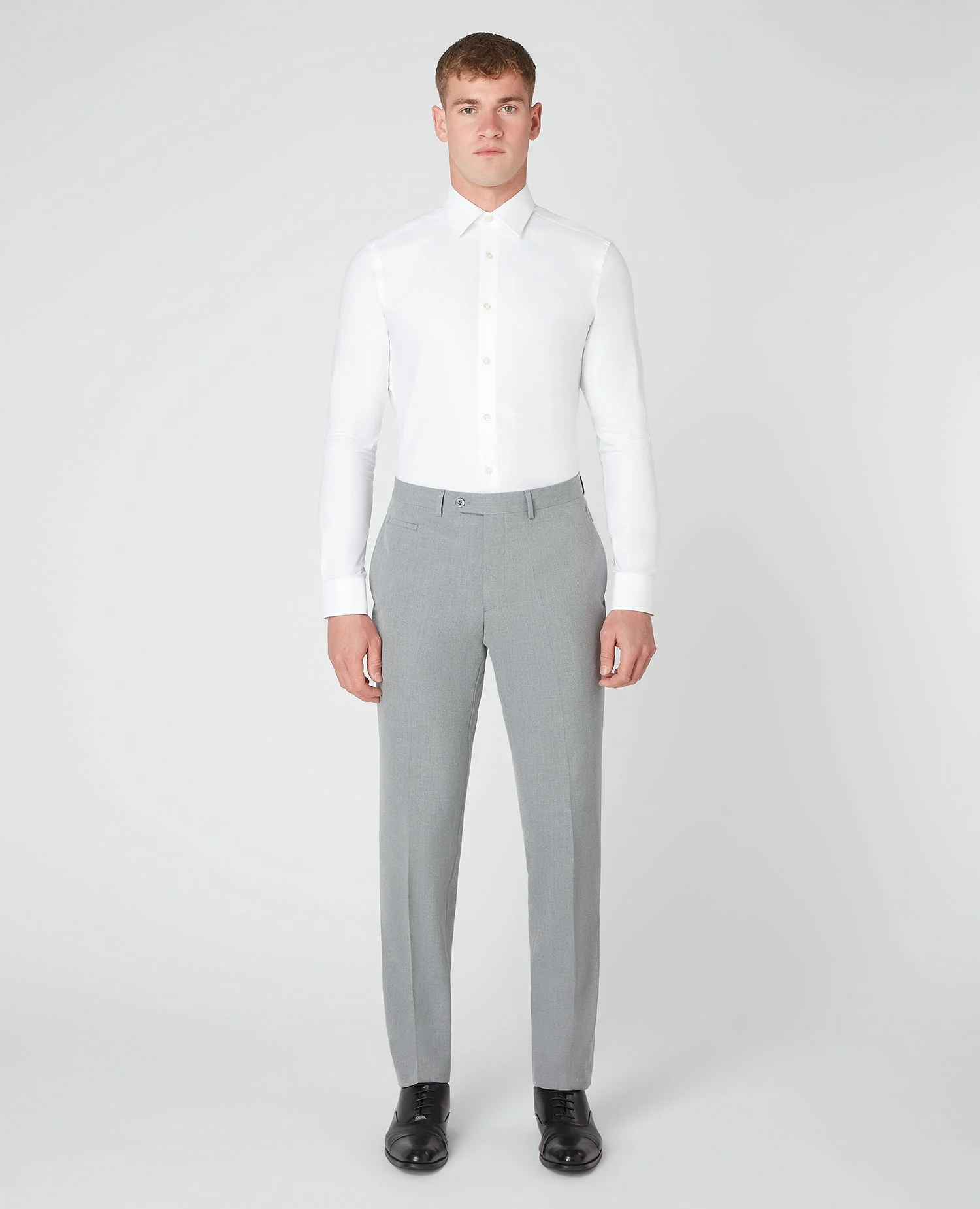 Slim Leg Stretch Formal Trousers - Image 2