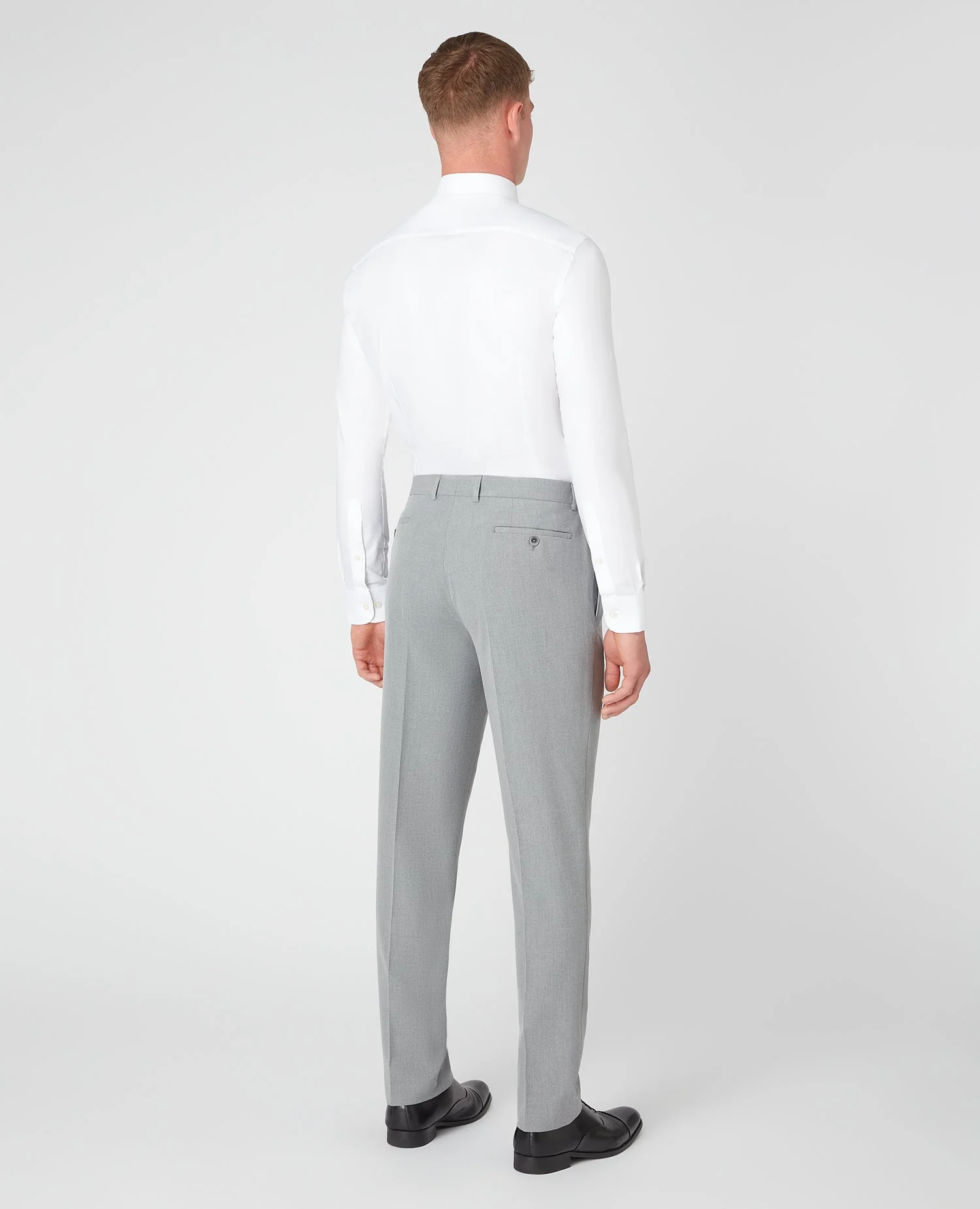 Slim Leg Stretch Formal Trousers - Image 3