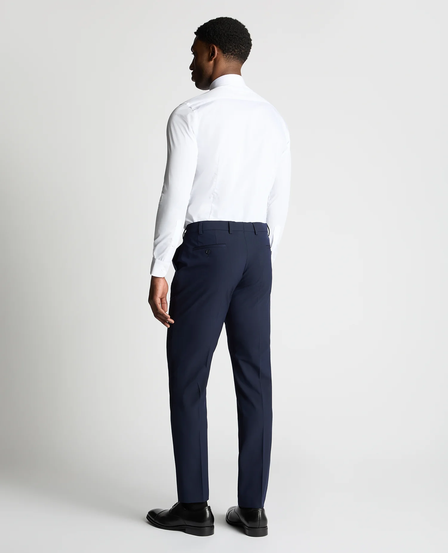 Slim Leg Stretch Formal Trousers - Image 3