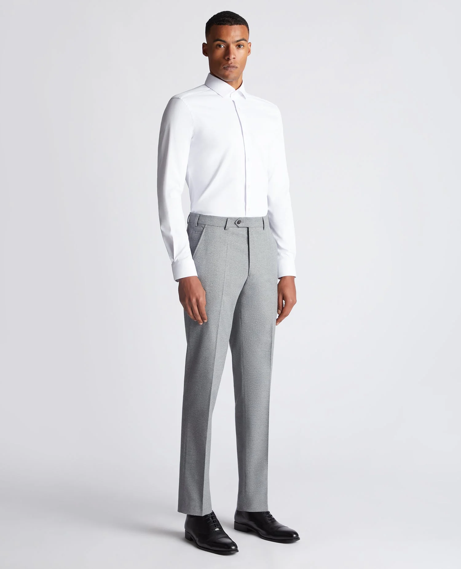 Slim Leg Stretch Formal Trousers - Image 2