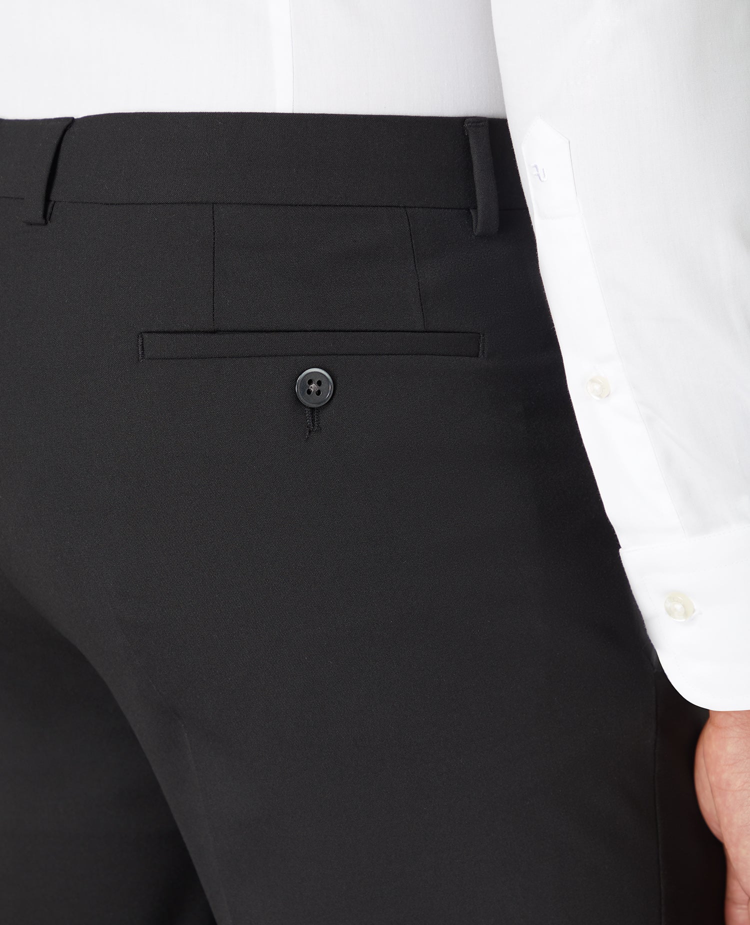 Slim Leg Stretch Formal Trousers - Image 5
