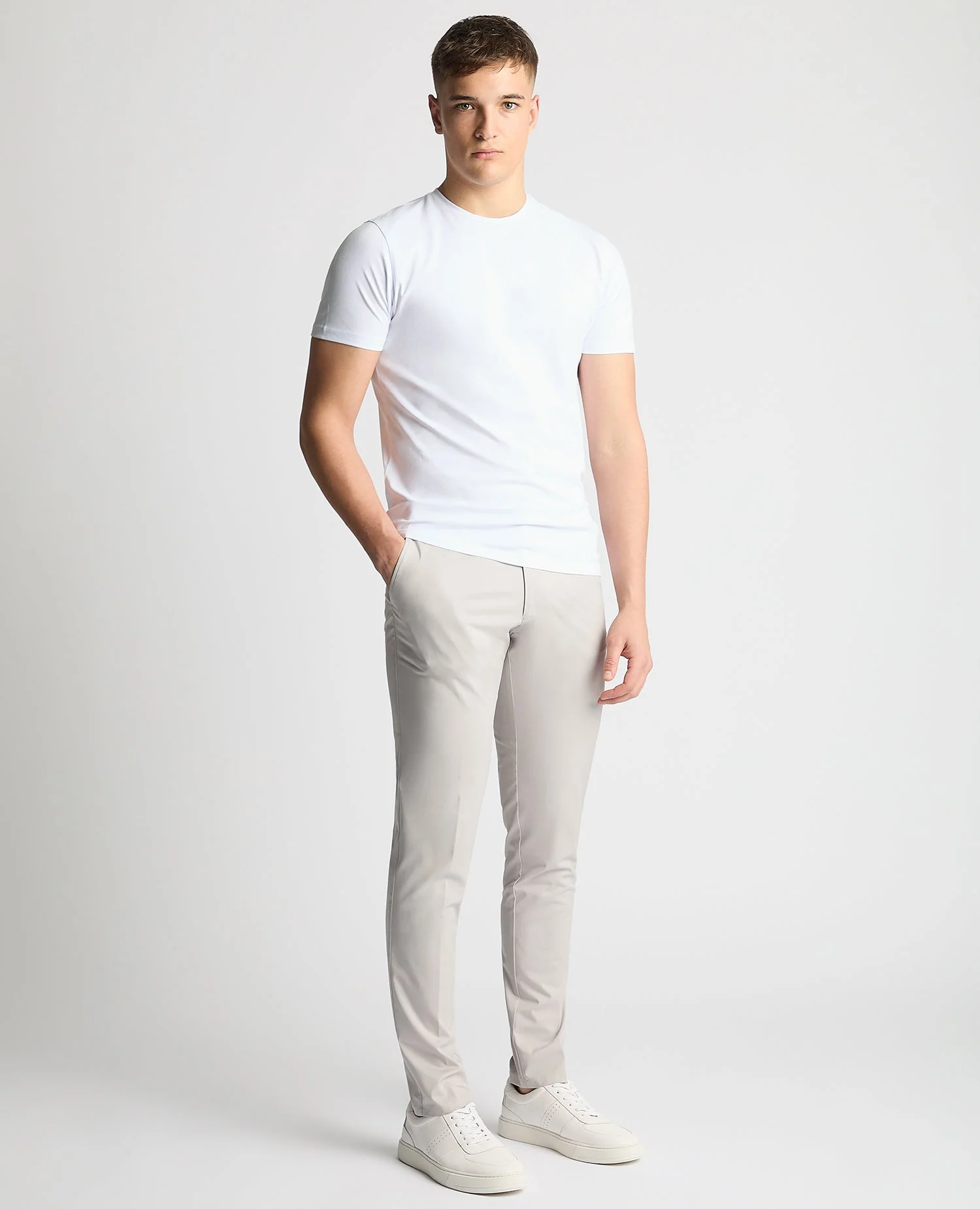 Slim Leg Stretch Smart Chinos - Image 2