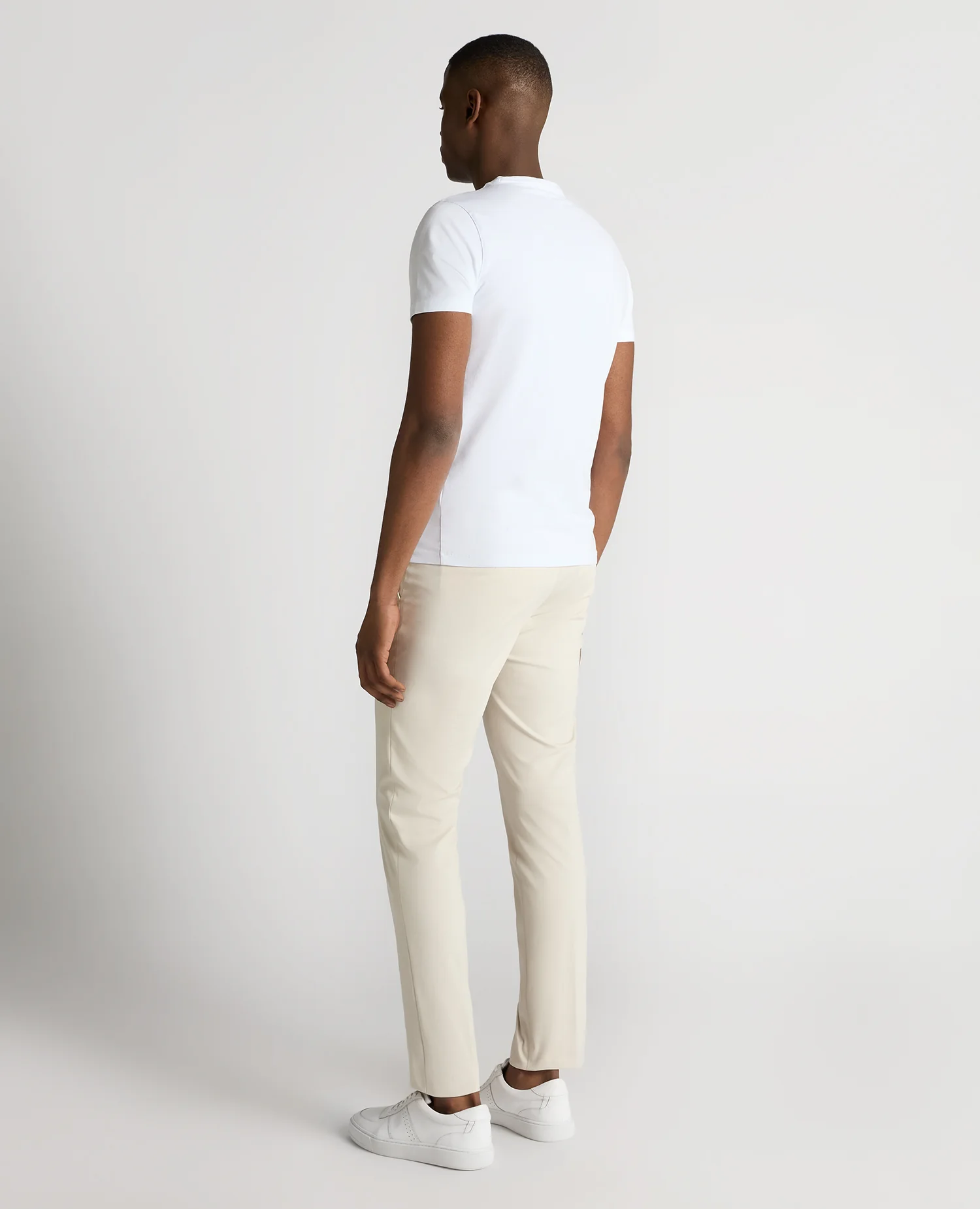 Slim Leg Stretch Trousers - Image 3