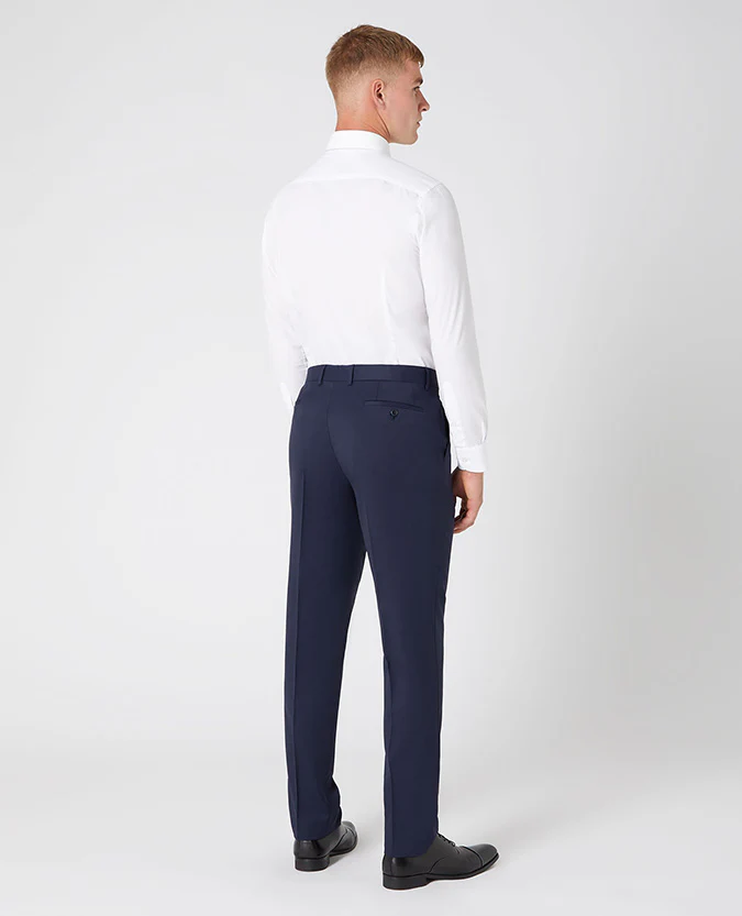 Slim Fit Wool-Blend Stretch Mix and Match Trousers - Image 3