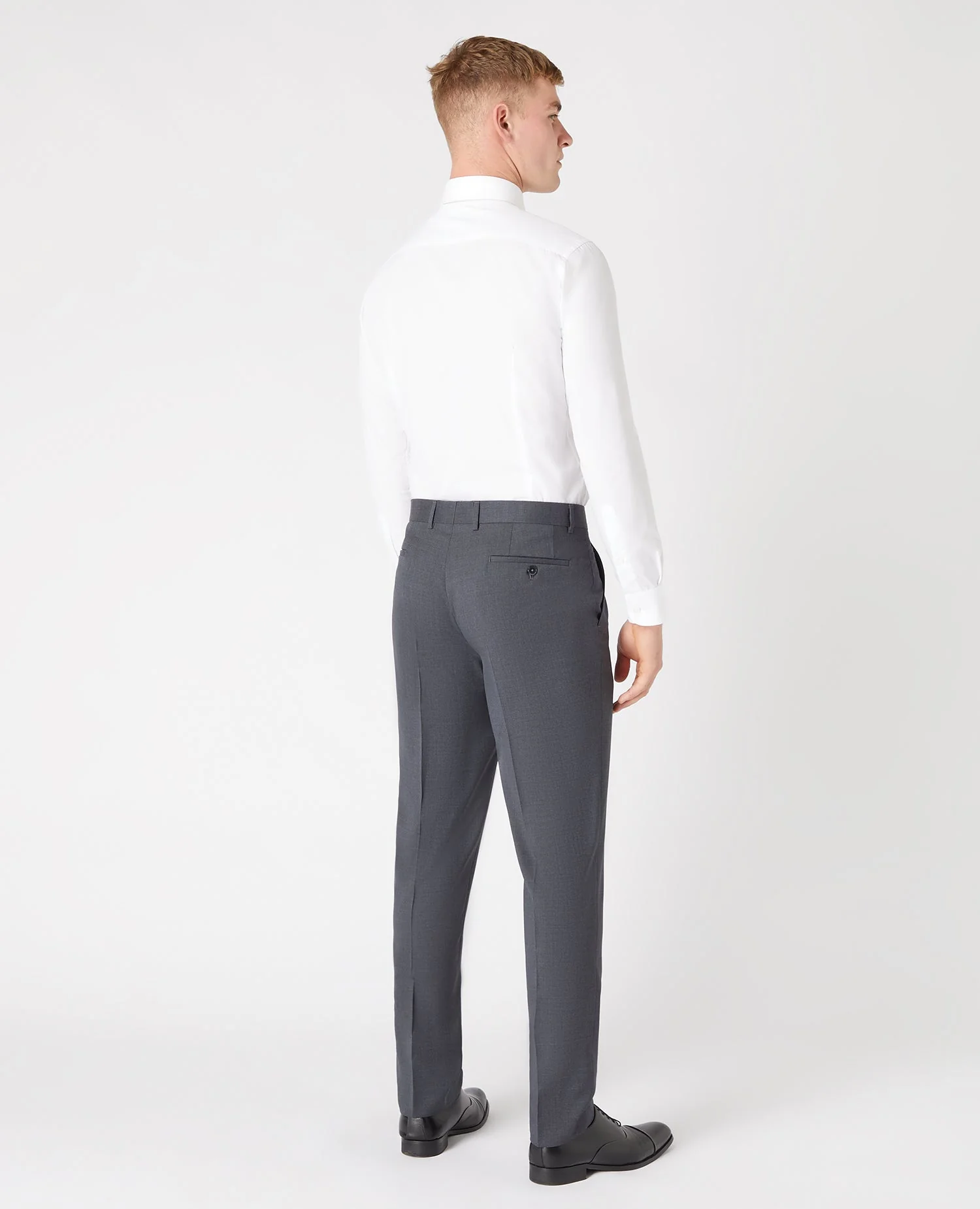 Slim Fit Wool-Blend Stretch Mix and Match Trousers - Image 3