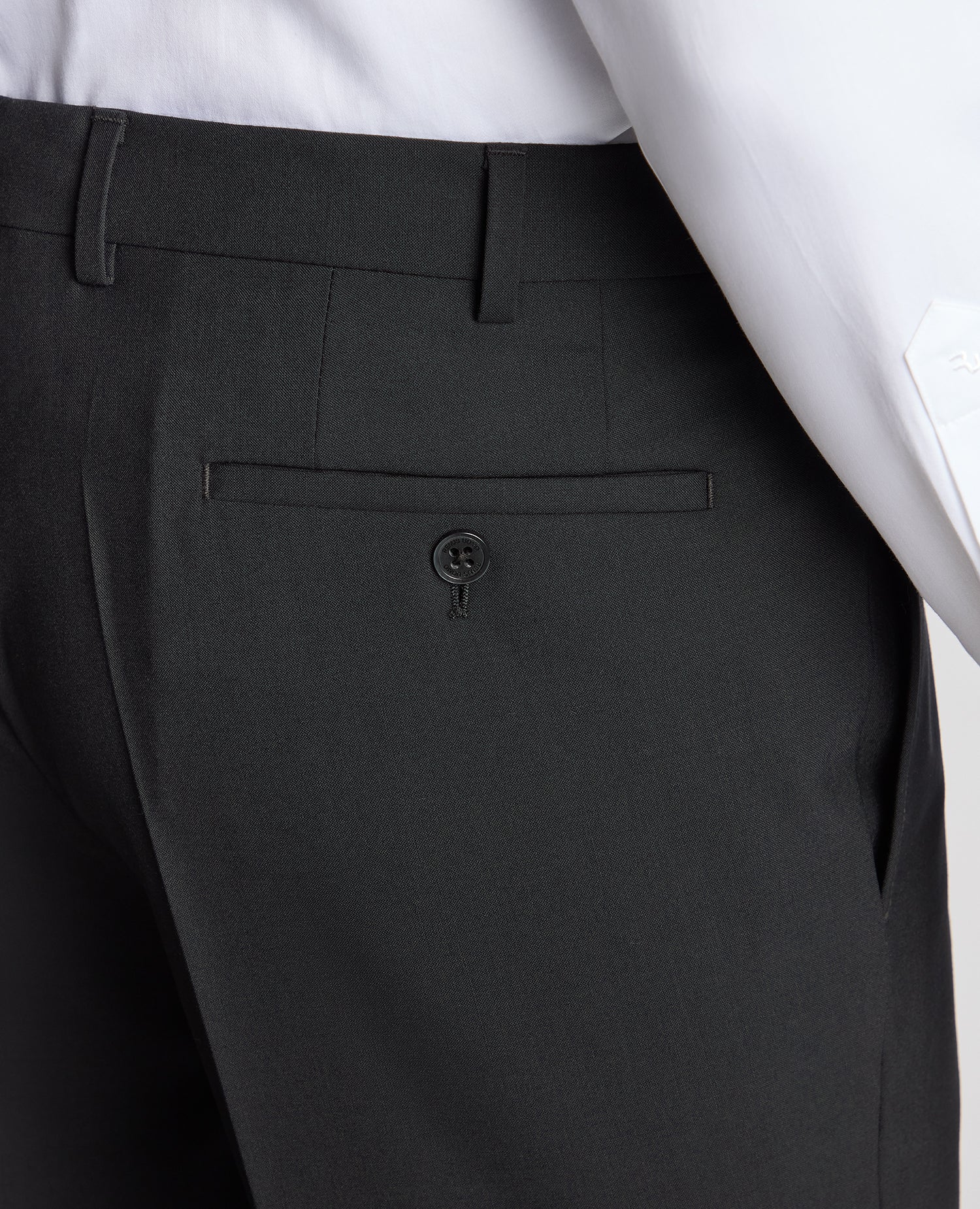 Slim Fit Wool-Blend Formal Trousers - Image 5