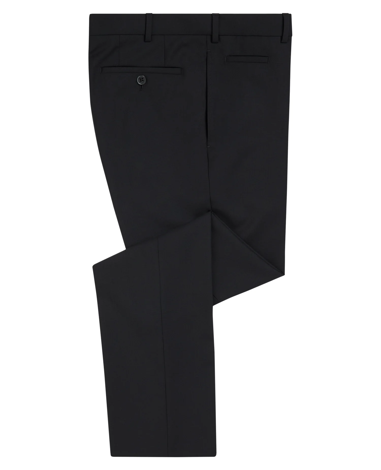 Slim Fit Wool-Blend Formal Trousers - Image 6