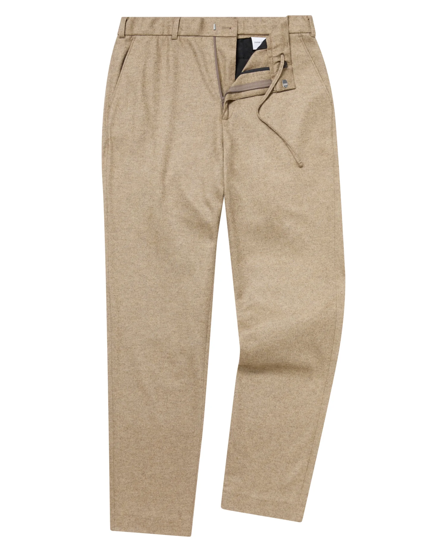Slim Leg Wool Blend Trousers - Image 5