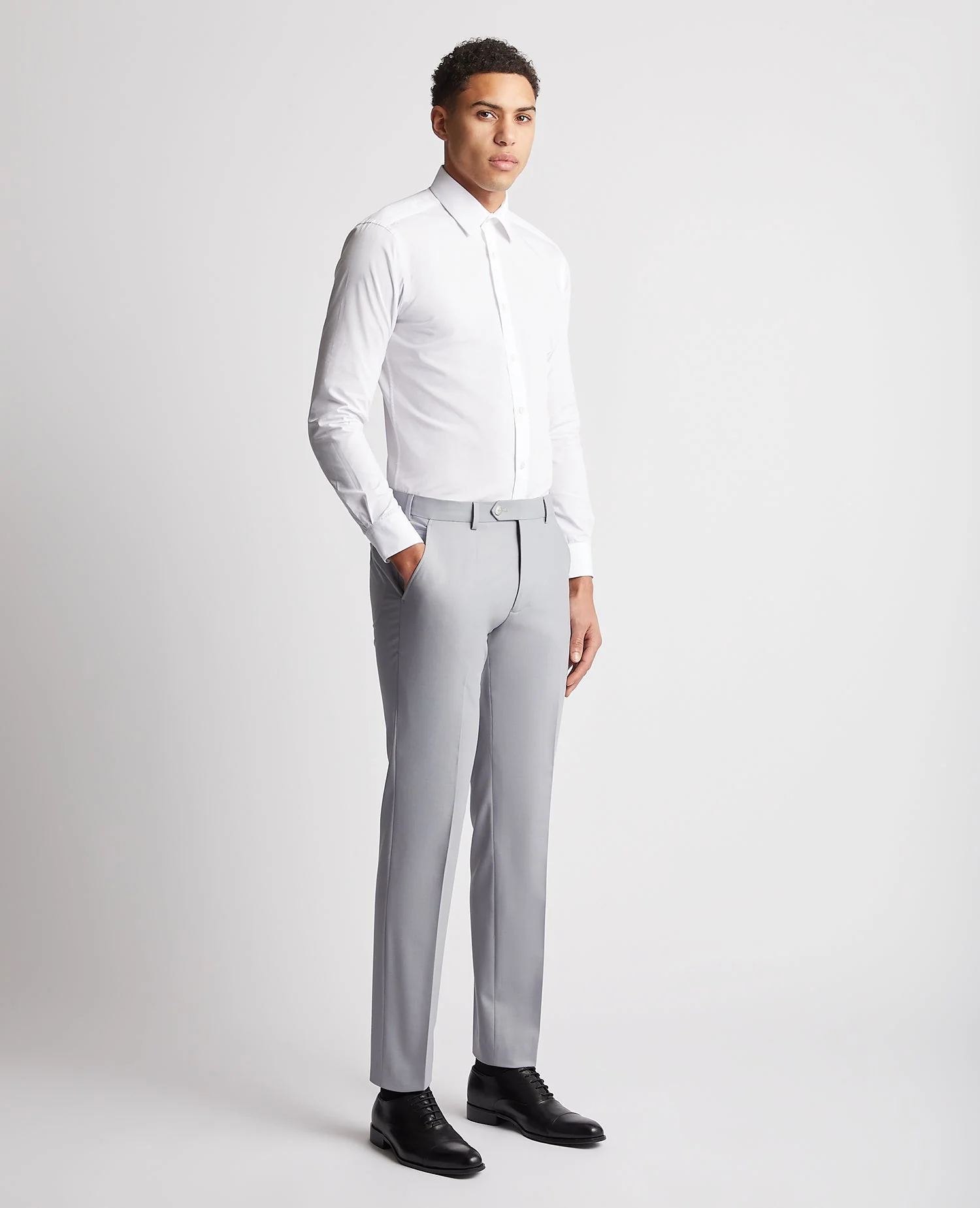 Slim Leg Wool Rich Mix and Match Suit Trouser - Image 2