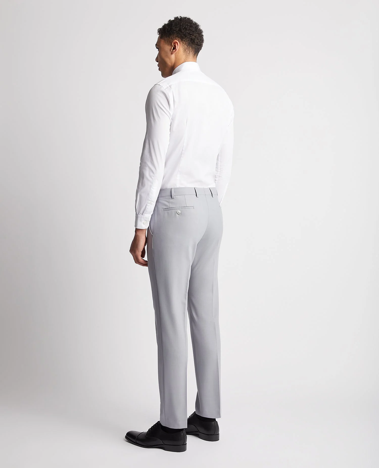 Slim Leg Wool Rich Mix and Match Suit Trouser - Image 3