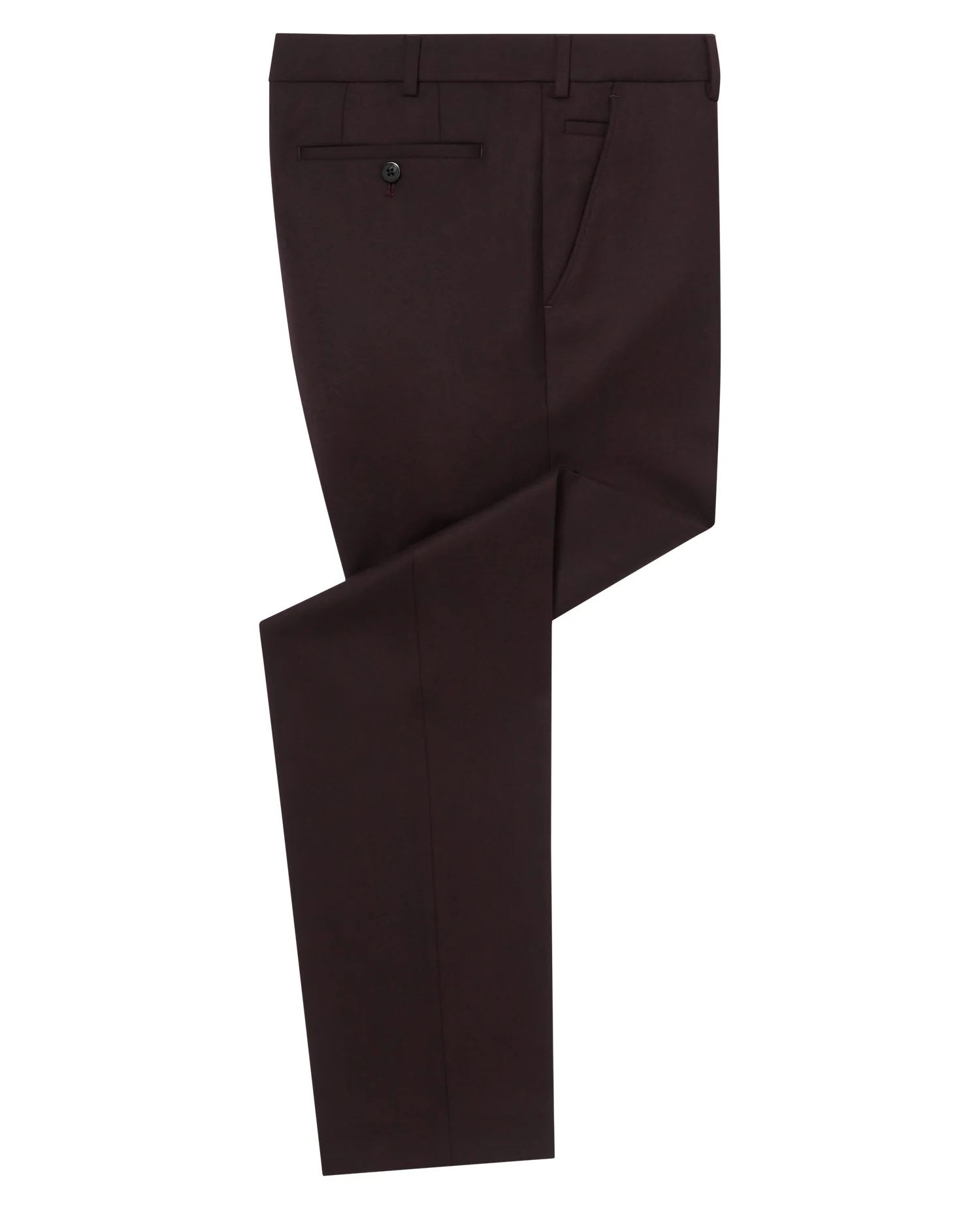 Slim Fit Wool-Blend Formal Trousers