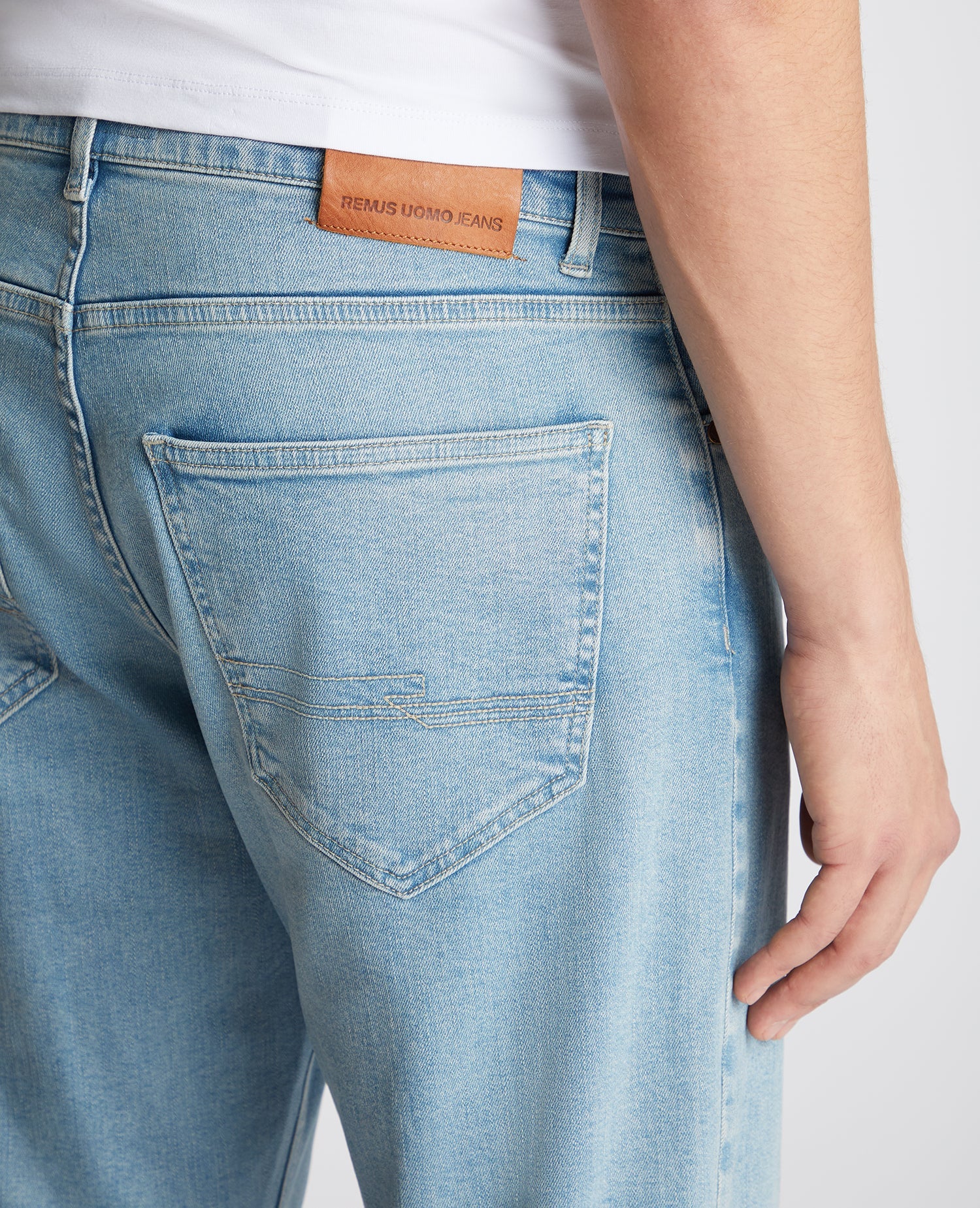 Roman Modern Straight Fit Comfort Stretch Jean - Image 5