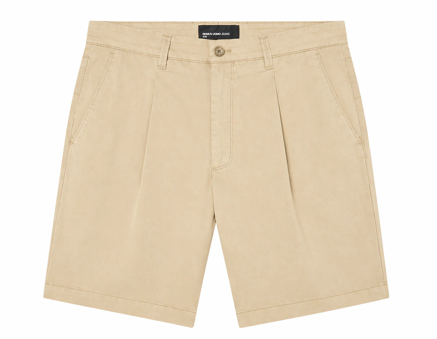 Stone Straight Leg Cotton-Blend Chino Shorts - Image 6