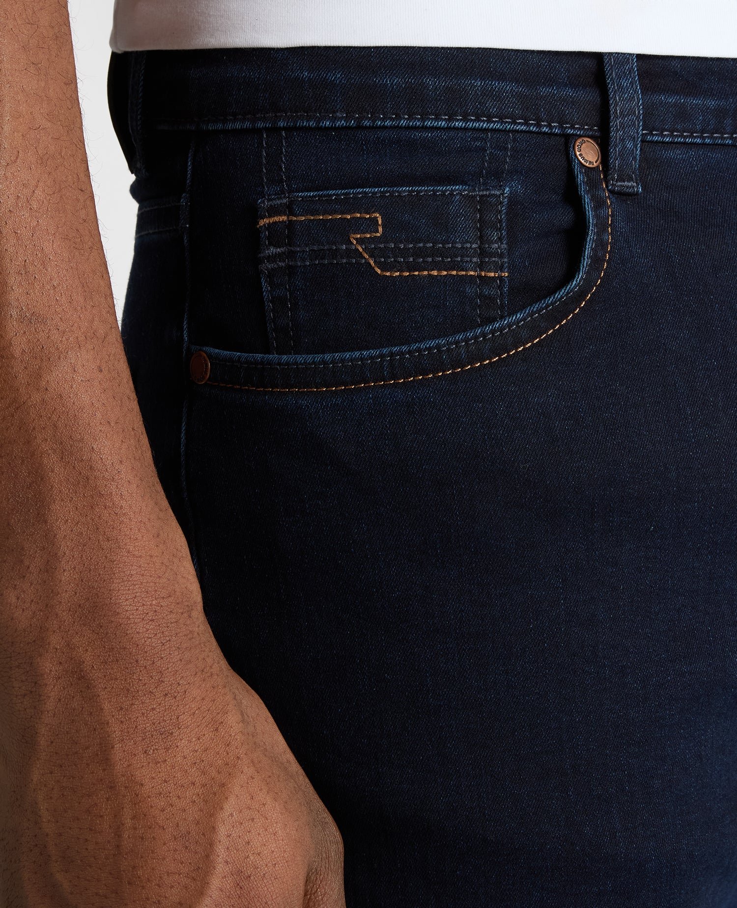 Rogan Straight Leg Cotton Power Stretch Jeans - Image 4
