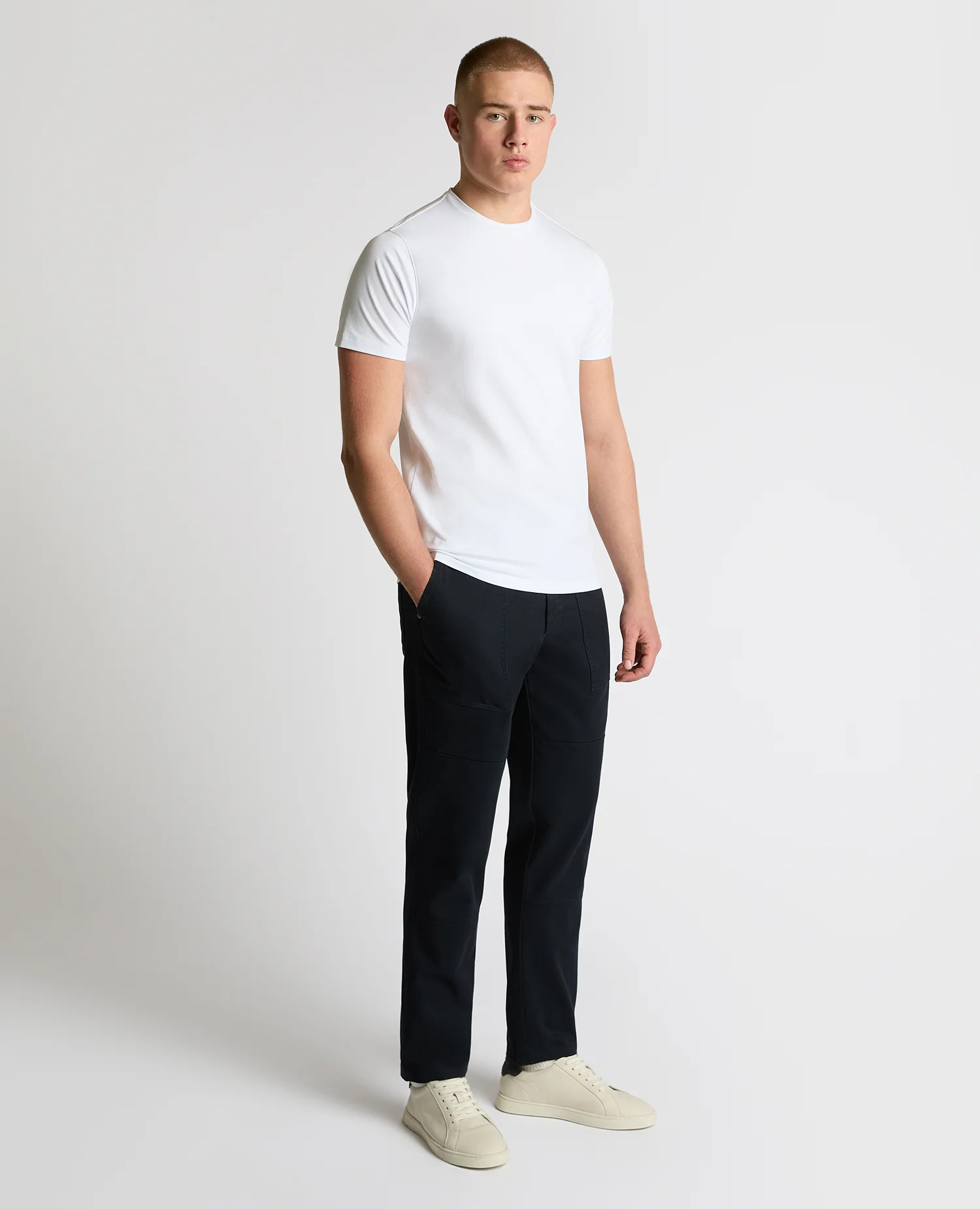 Straight Leg Cotton-Stretch Carpenter Pant - Image 2