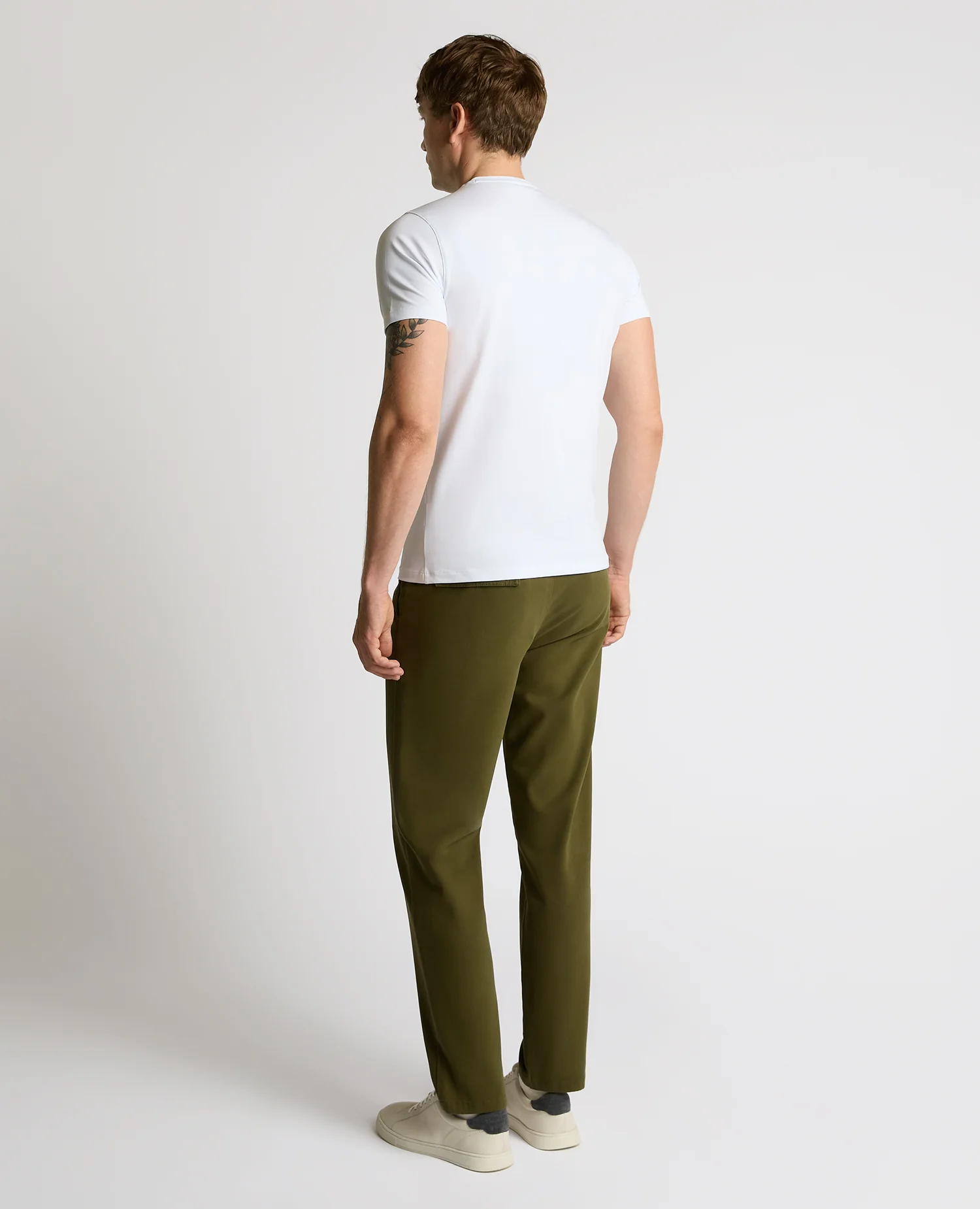 Straight Leg Cotton-Stretch Riley Chinos - Image 3