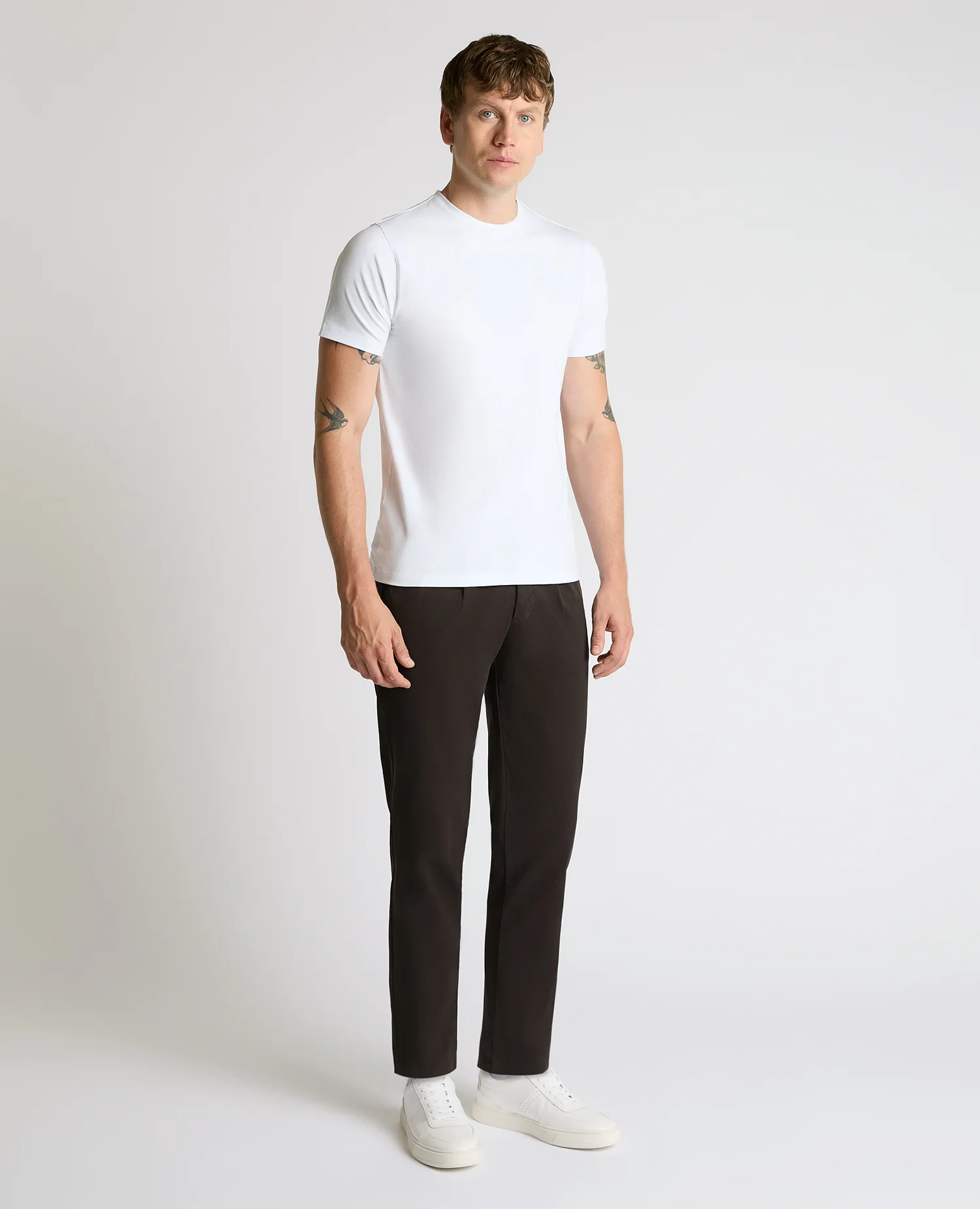 Straight Leg Cotton-Stretch Riley Chinos - Image 2