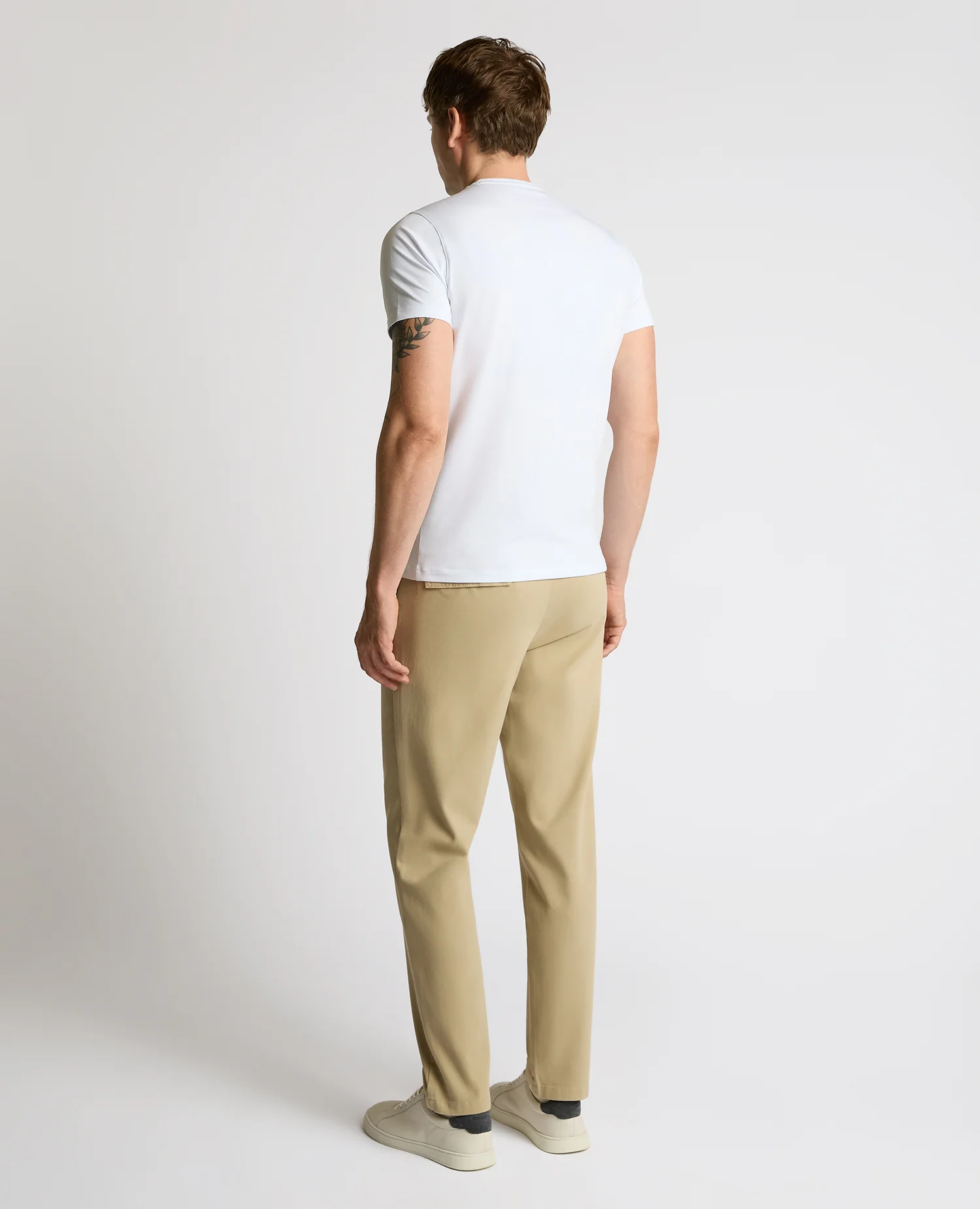 Straight Leg Cotton-Stretch Riley Chinos - Image 3