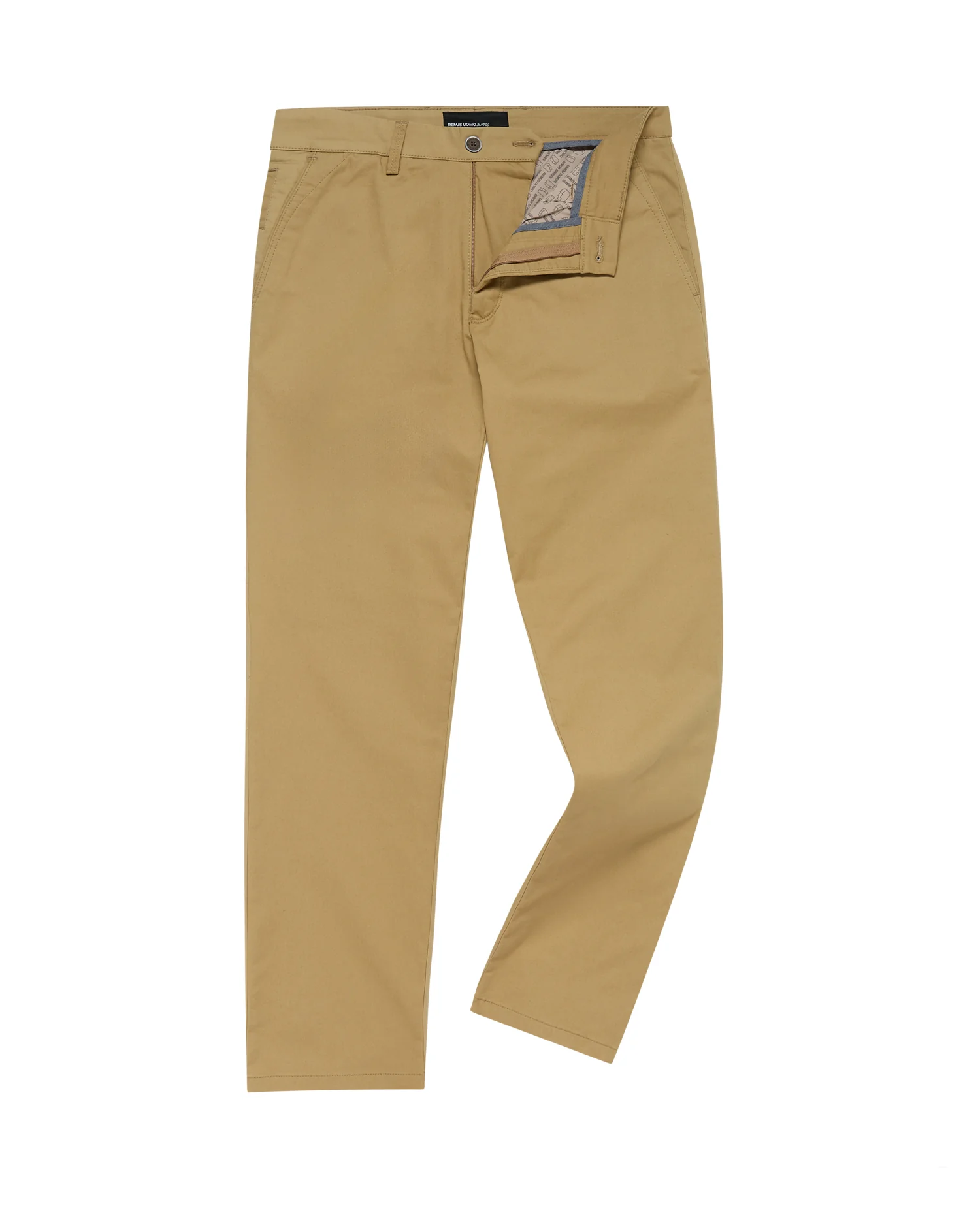 Camel Straight Leg Cotton Stretch Chino - Image 6