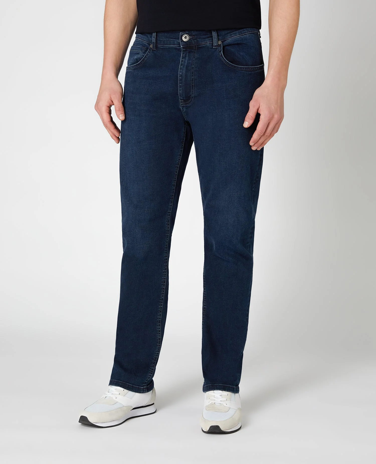 Ramsey Straight Leg Cotton-Stretch Jeans