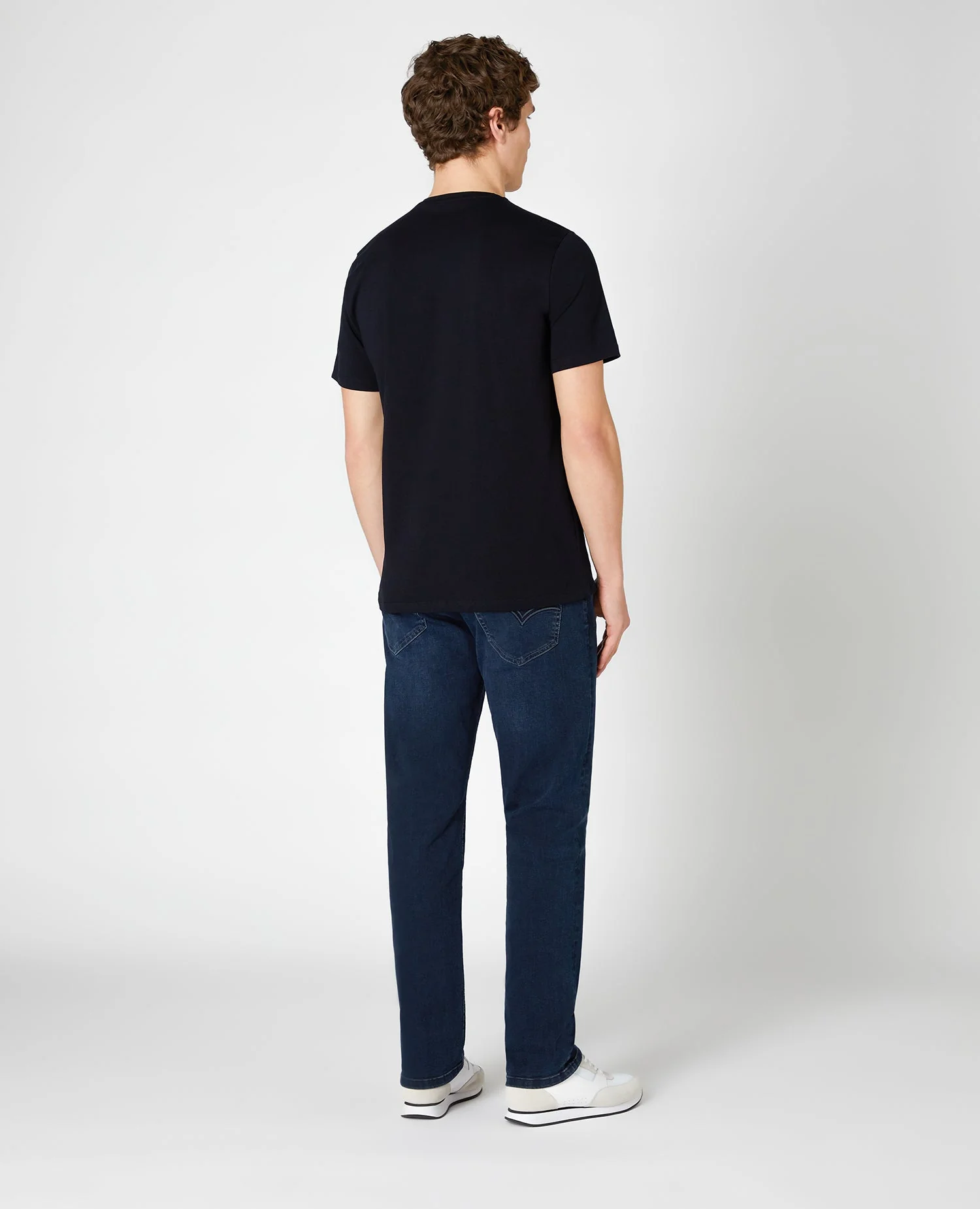 Ramsey Straight Leg Cotton-Stretch Jeans - Image 3