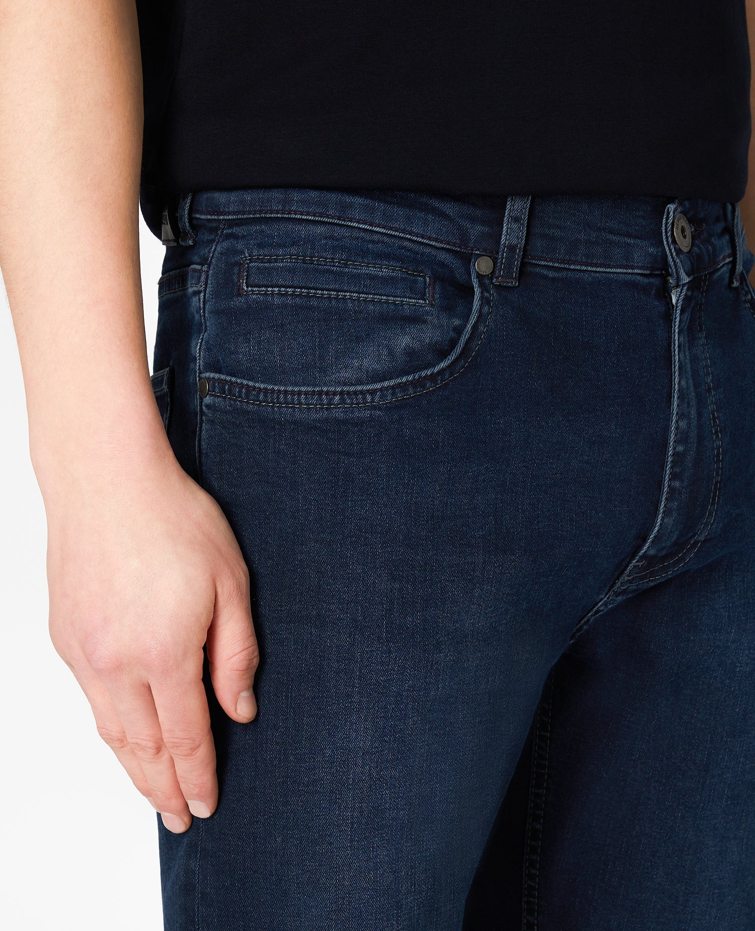 Ramsey Straight Leg Cotton-Stretch Jeans - Image 4