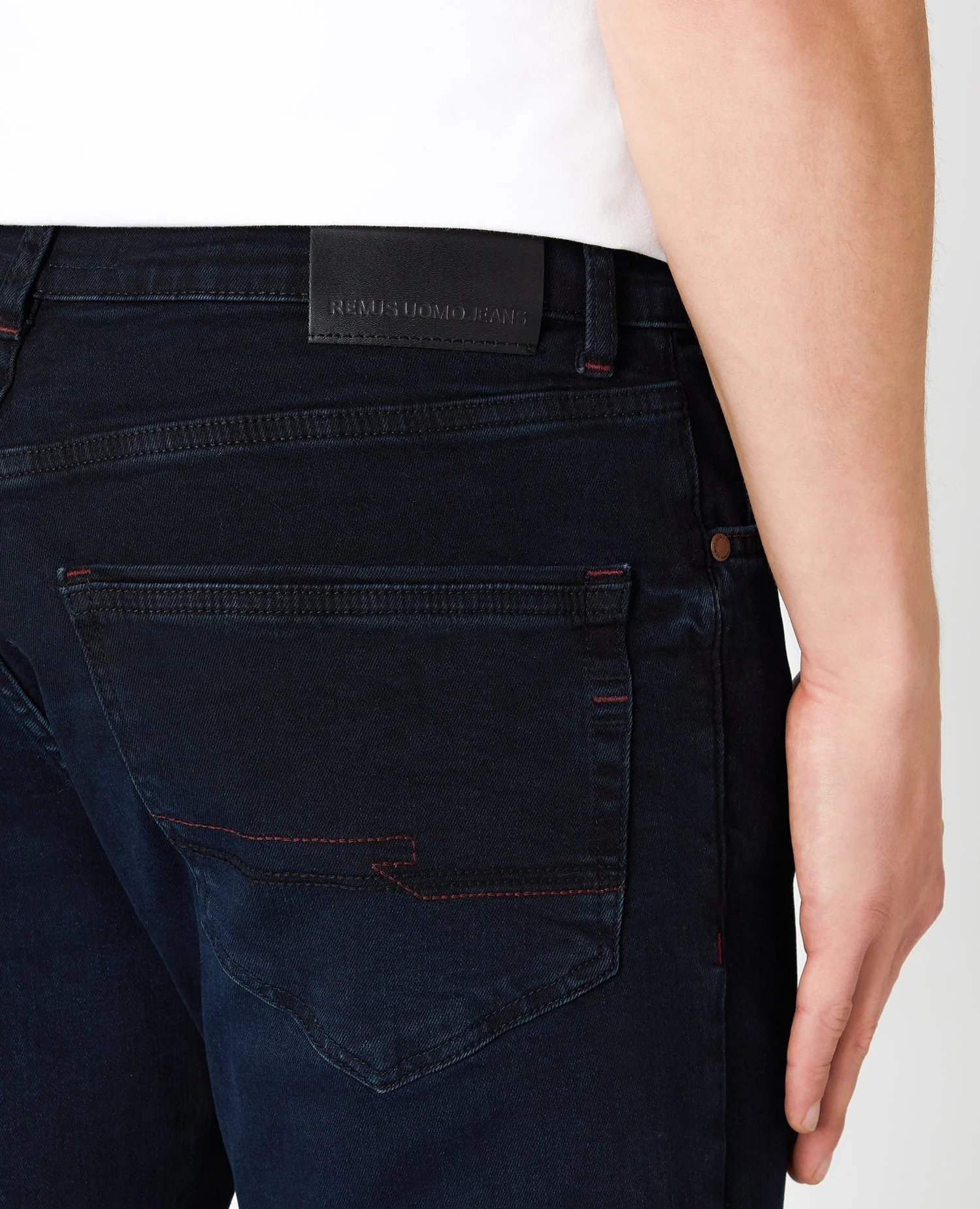 Rolston Straight Leg Cotton Stretch Jeans - Image 4