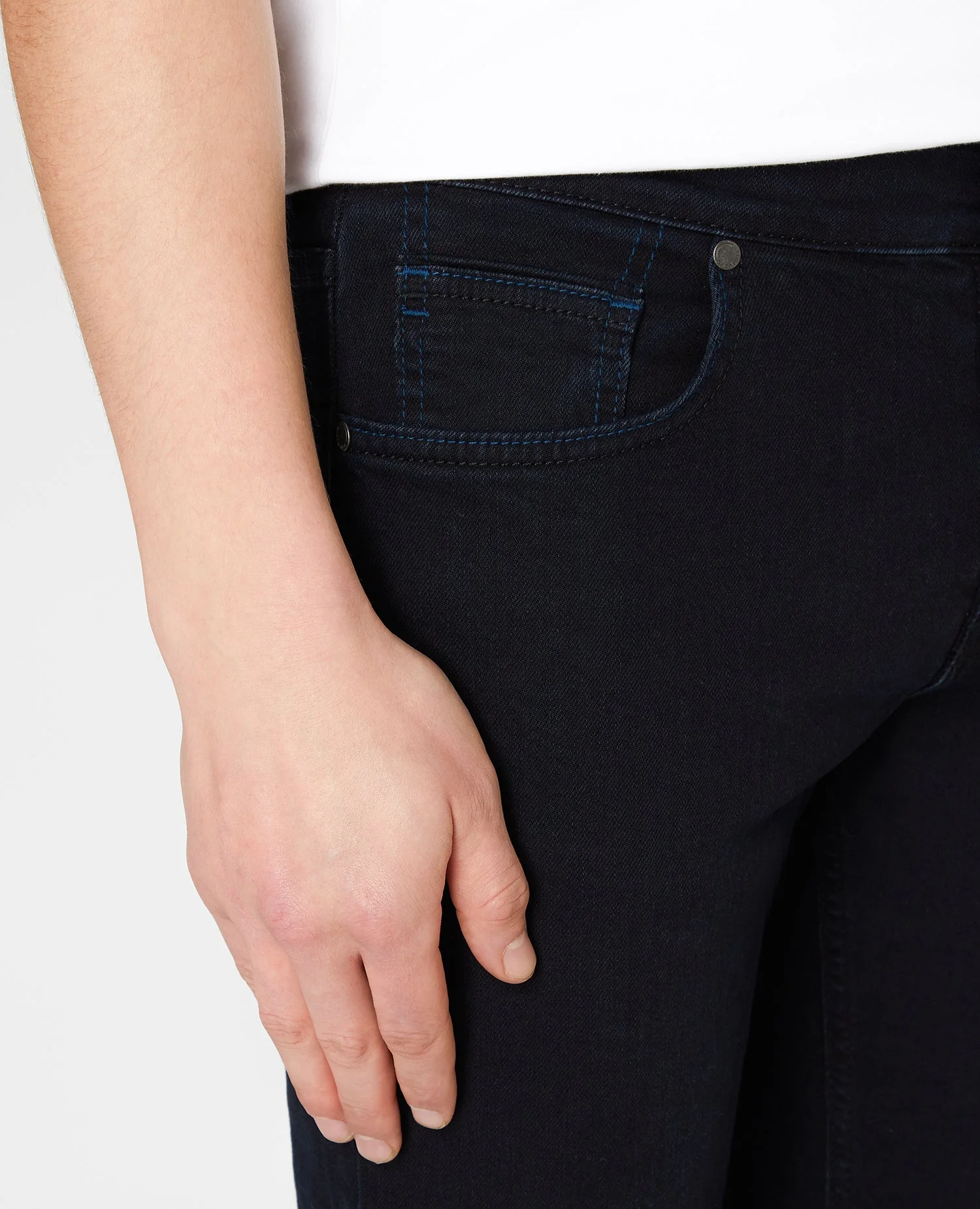 Rolston Straight Leg Cotton Stretch Jeans - Image 4