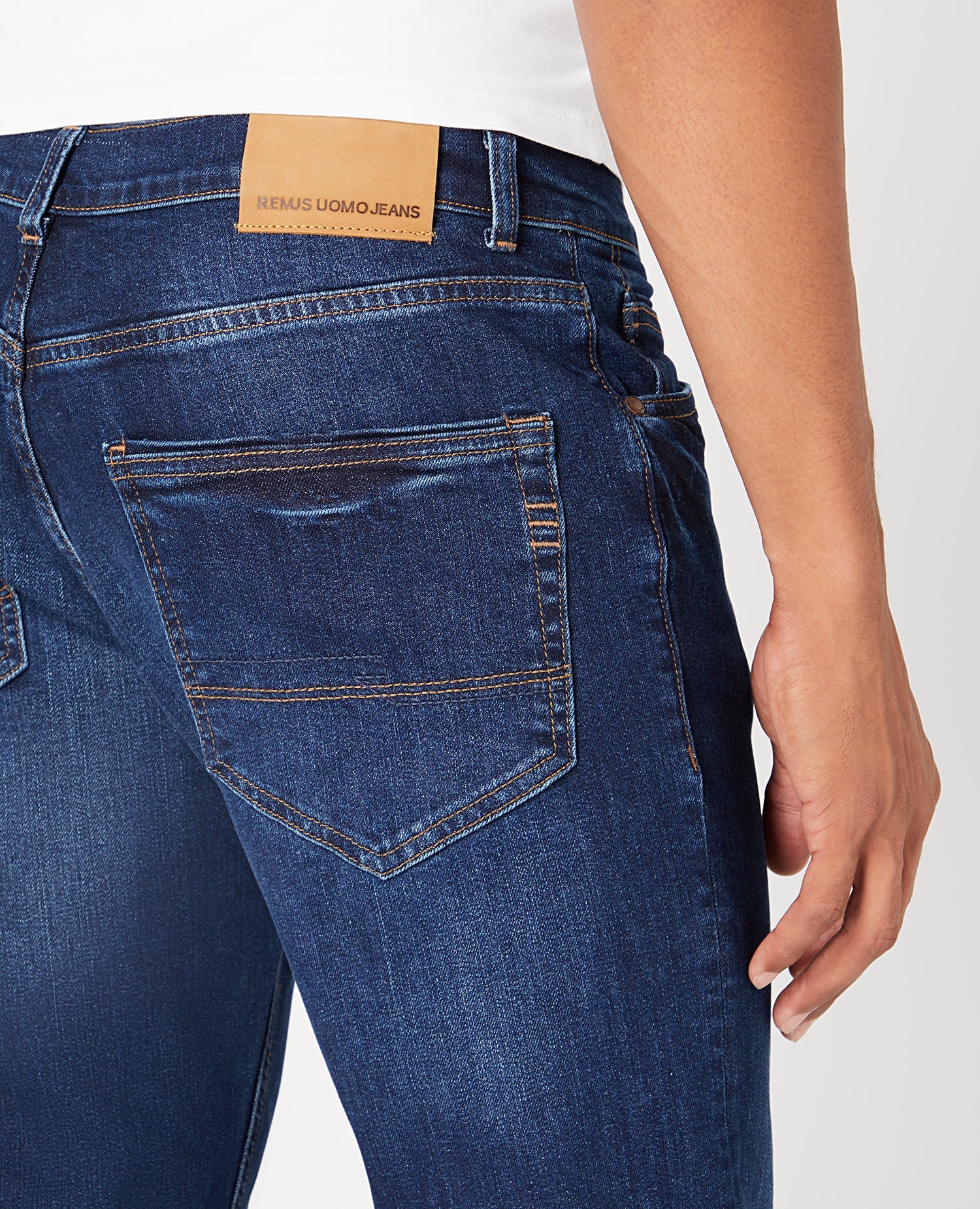 Straight Leg Cotton-Stretch Jeans - Image 5