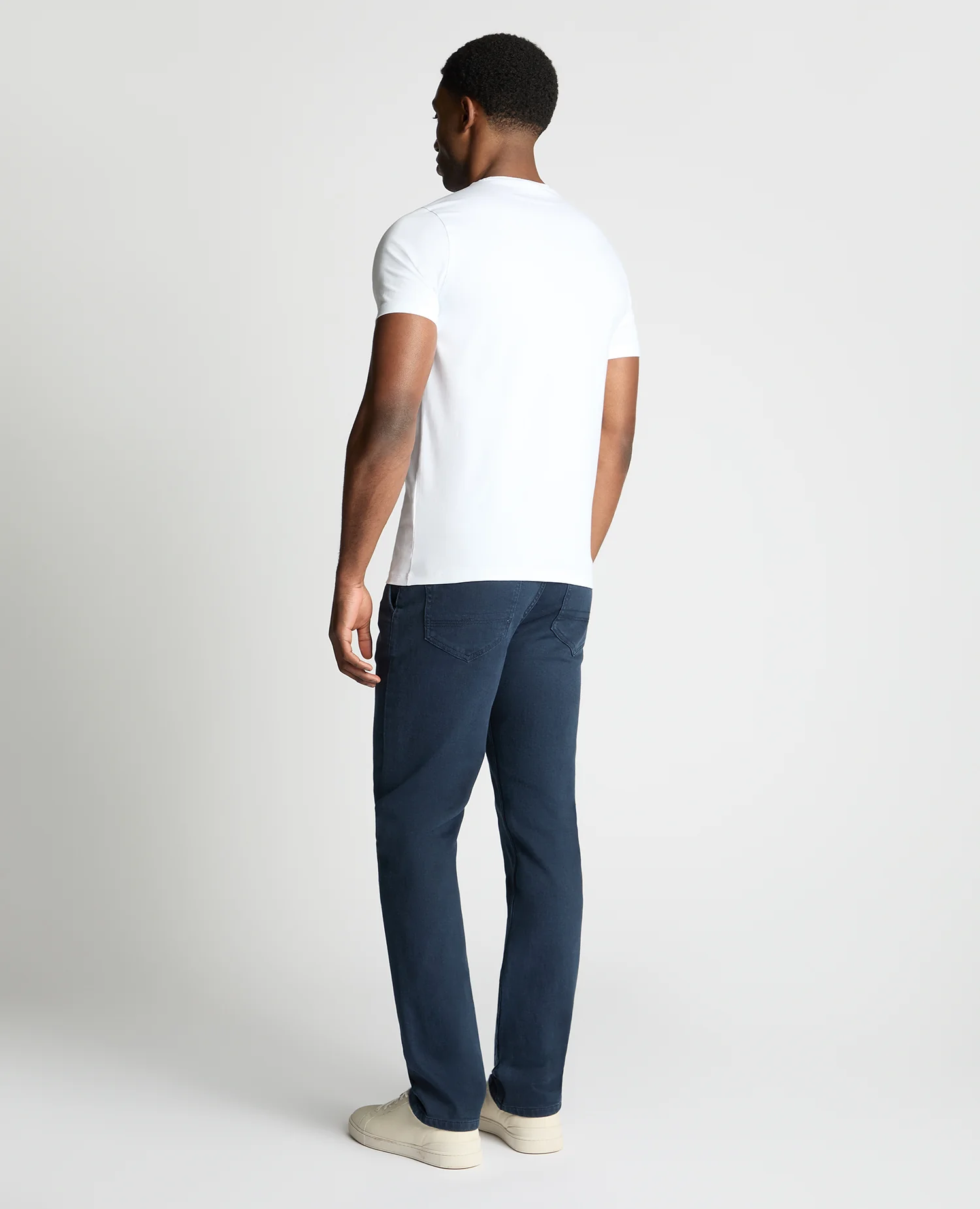 Straight leg cotton stretch jean - Image 3